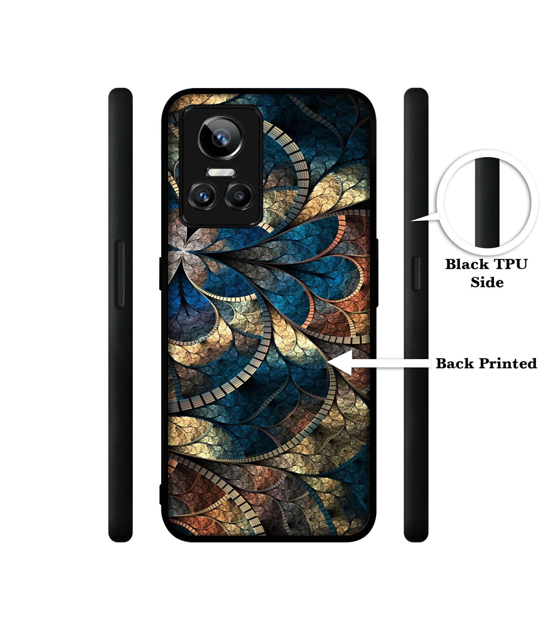 Fractional Pattern Designer 2D Printed Back Case Cover for Realme GT Neo 3 5G
