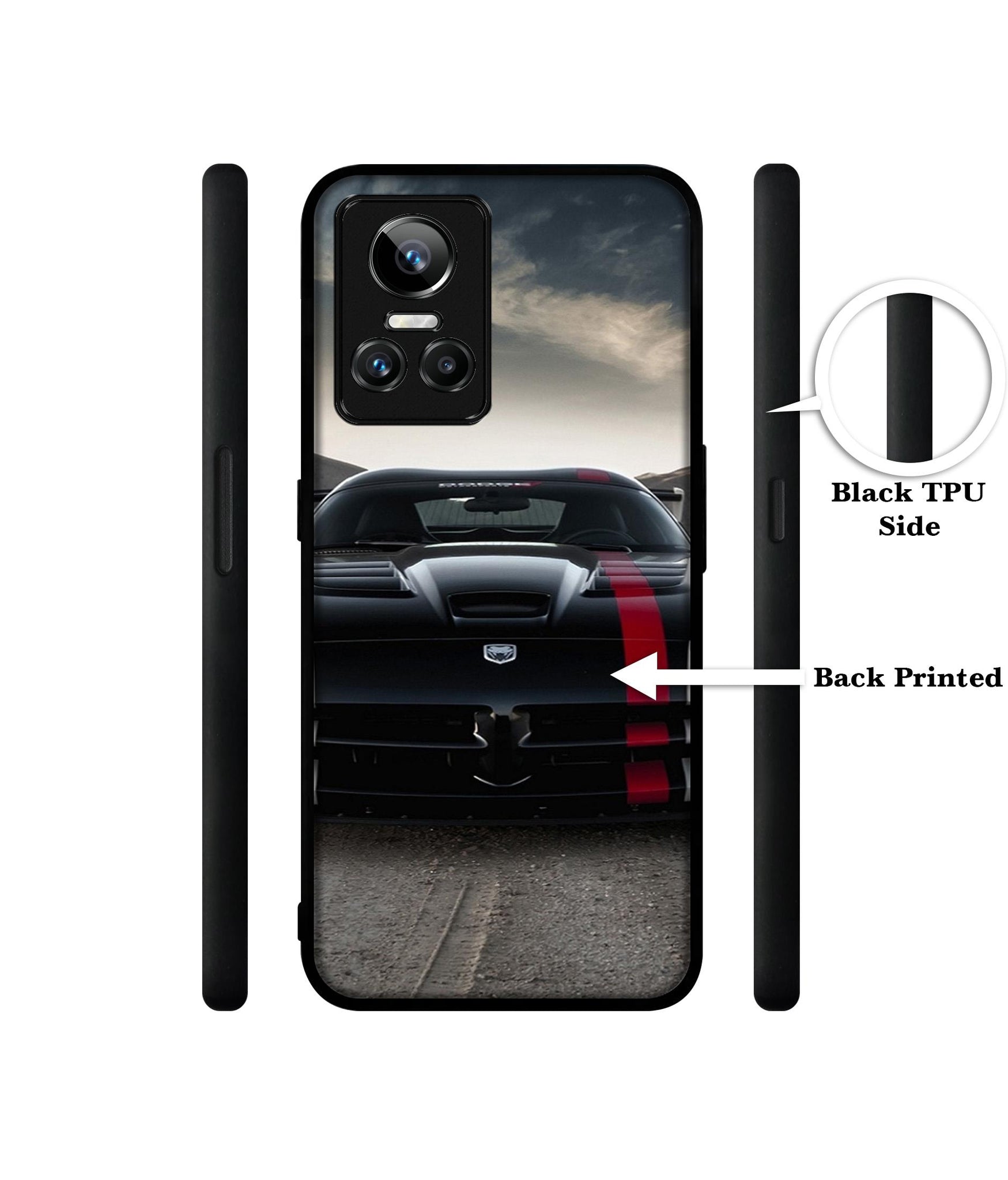 Sports Car Pattern Designer 2D Printed Back Case Cover for Realme GT Neo 3 5G