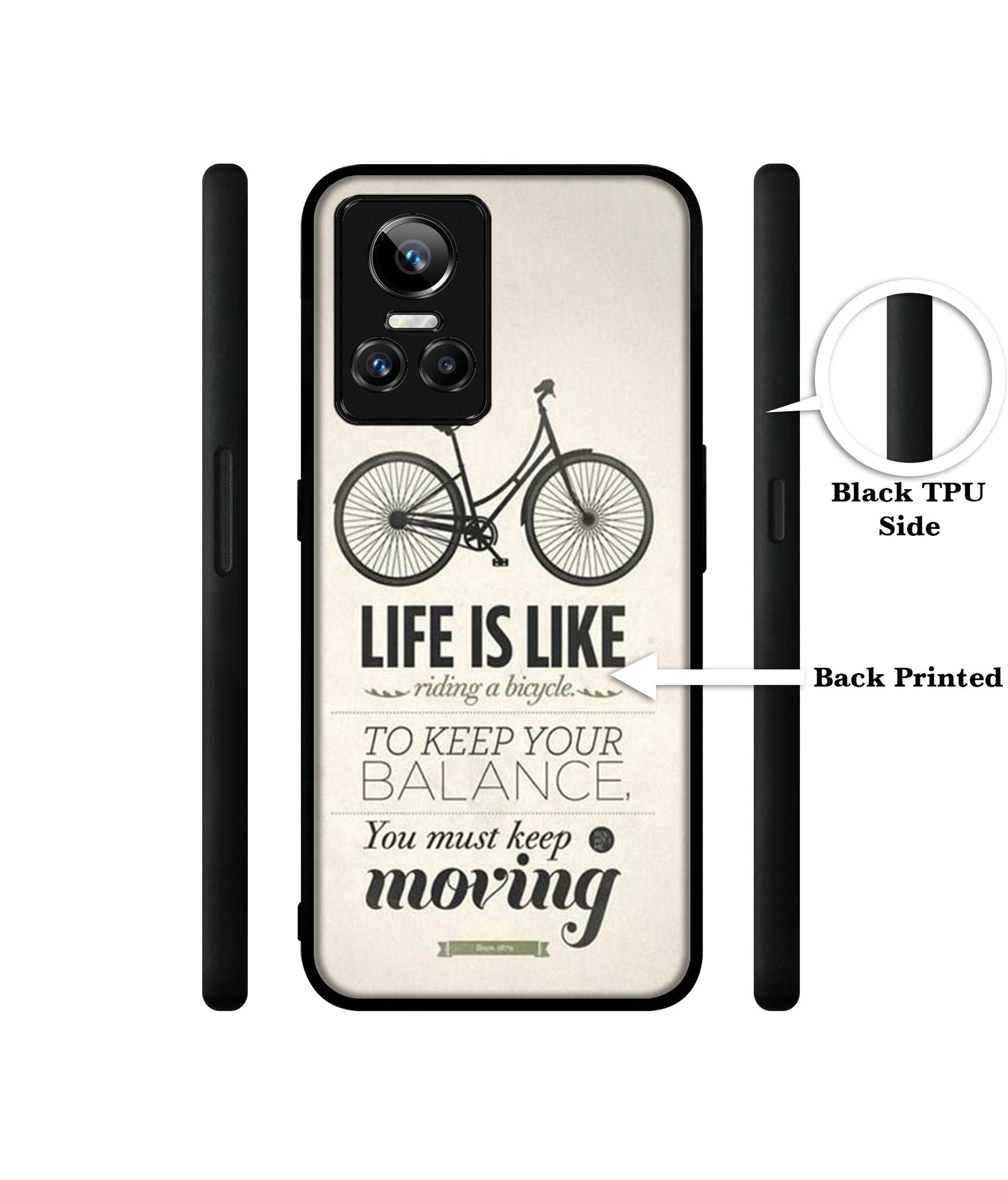 Life is Like Moving Designer 2D Printed Back Case Cover for Realme GT Neo 3 5G