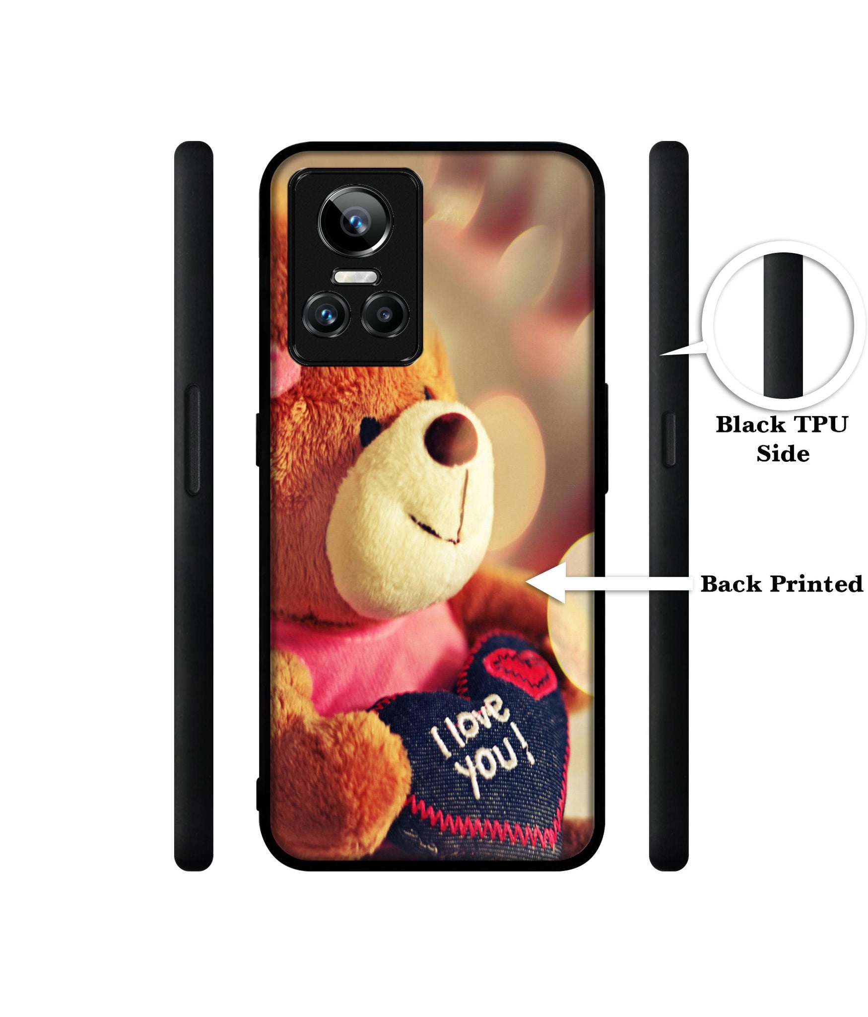 Teddy Bear Designer 2D Printed Back Case Cover for Realme GT Neo 3 5G