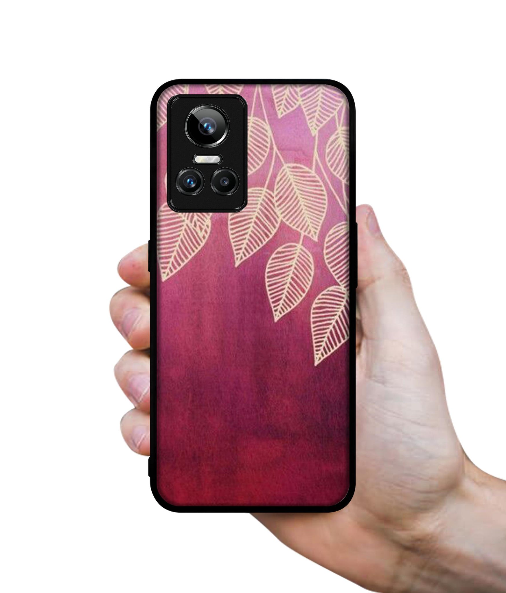 Leaf Pattern Designer 2D Printed Back Case Cover for Realme GT Neo 3 5G