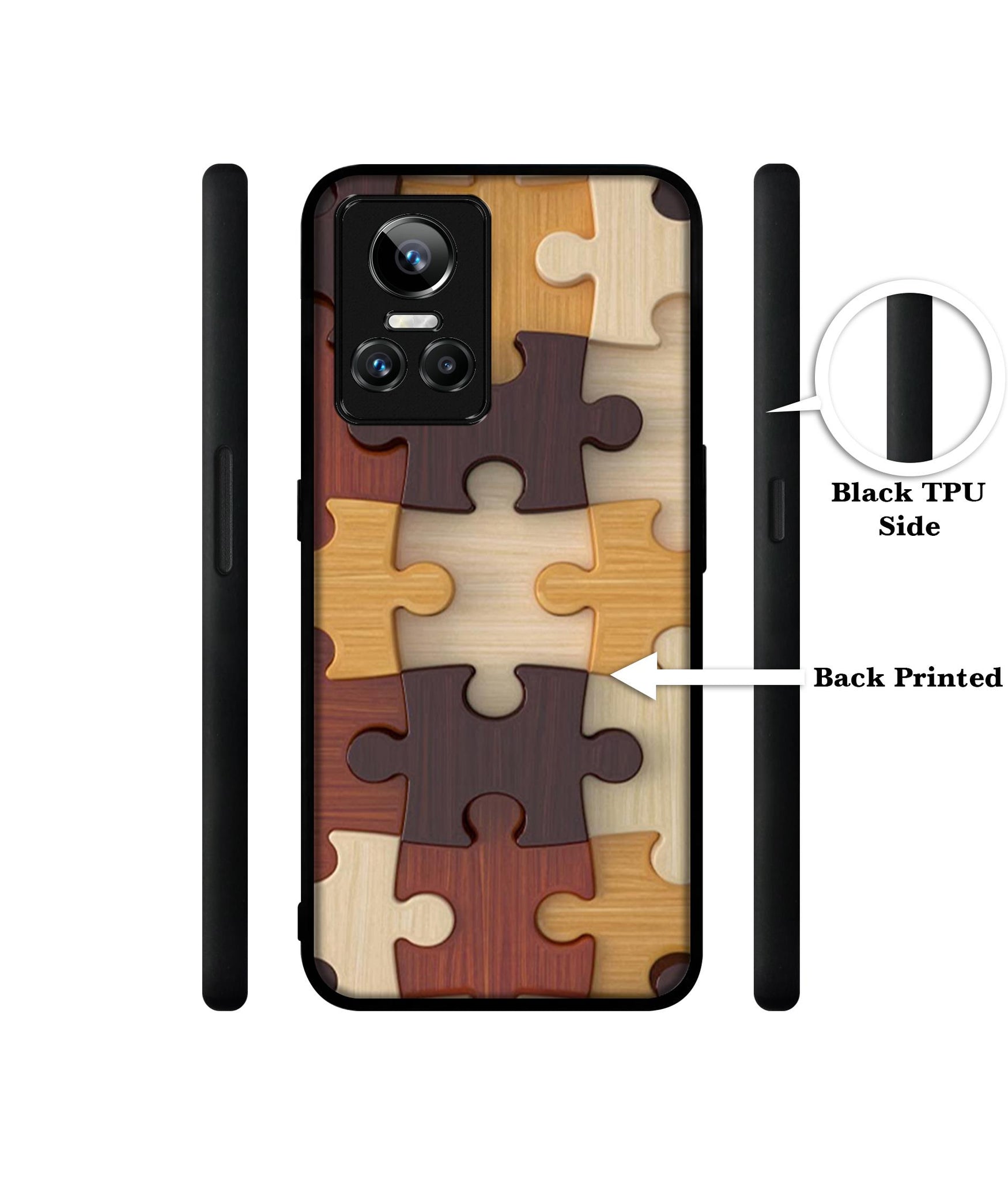Puzzle Pattern Designer 2D Printed Back Case Cover for Realme GT Neo 3 5G