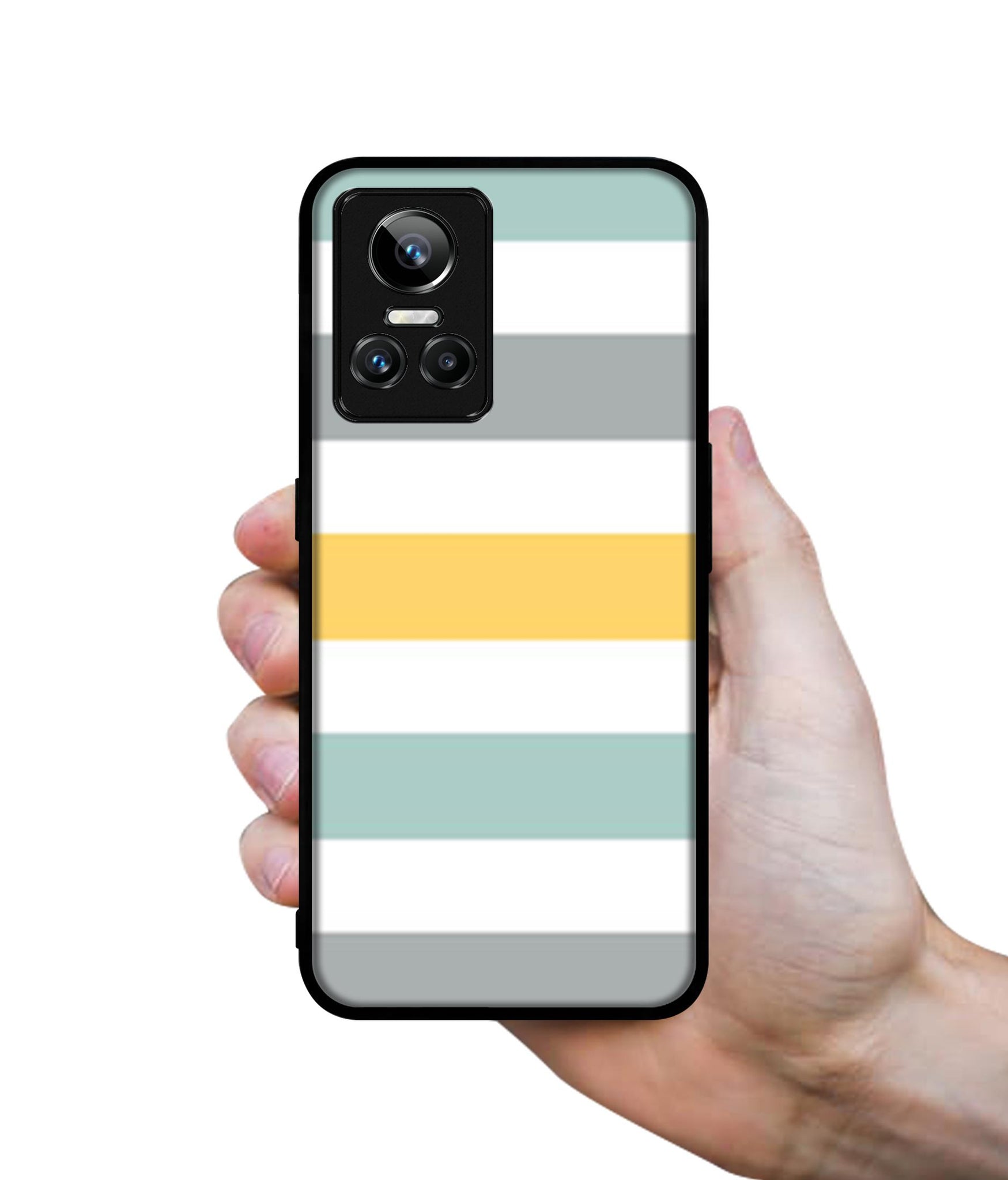Line Texture Designer 2D Printed Back Case Cover for Realme GT Neo 3 5G