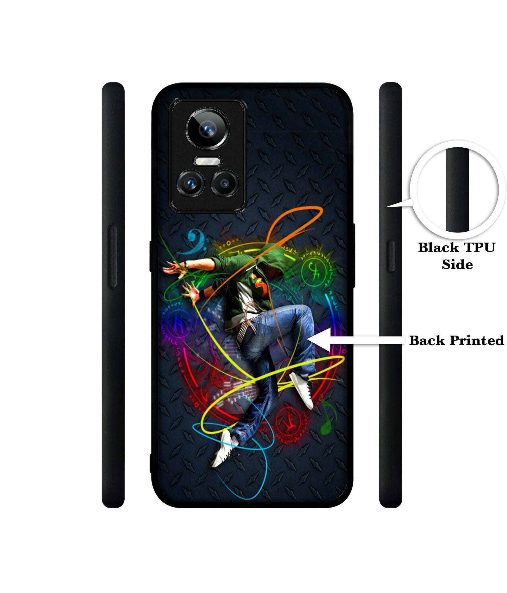 Boy With Music Designer 2D Printed Back Case Cover for Realme GT Neo 3 5G