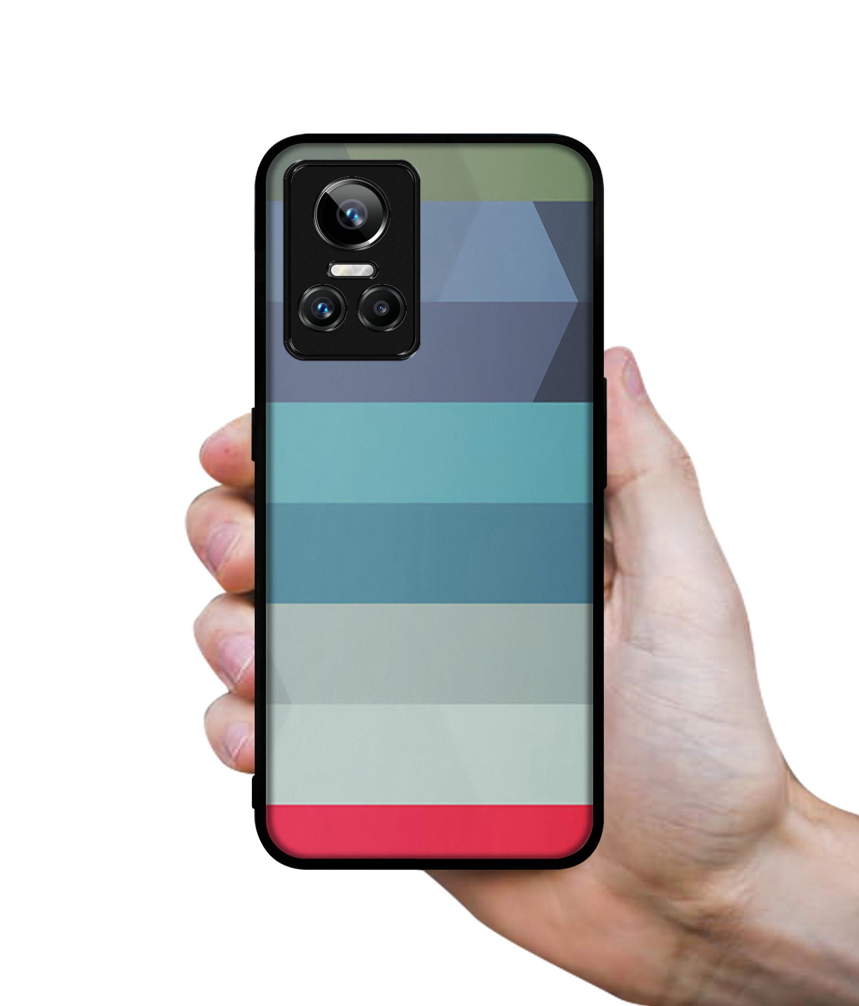 Colorful Lines Designer 2D Printed Back Case Cover for Realme GT Neo 3 5G