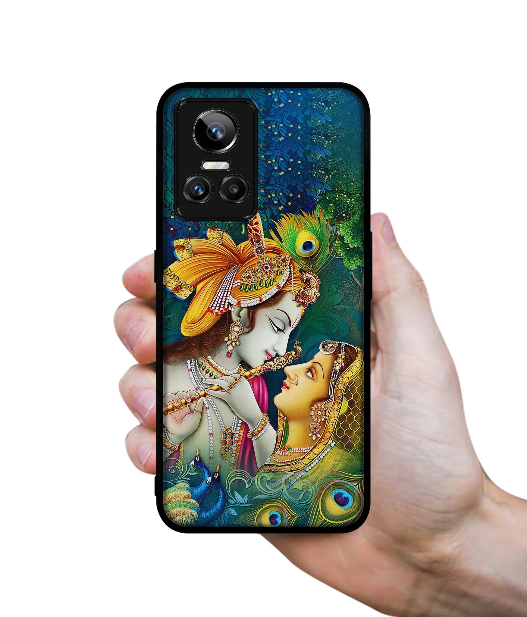 Radha Kishan Love Designer 2D Printed Back Case Cover for Realme GT Neo 3 5G