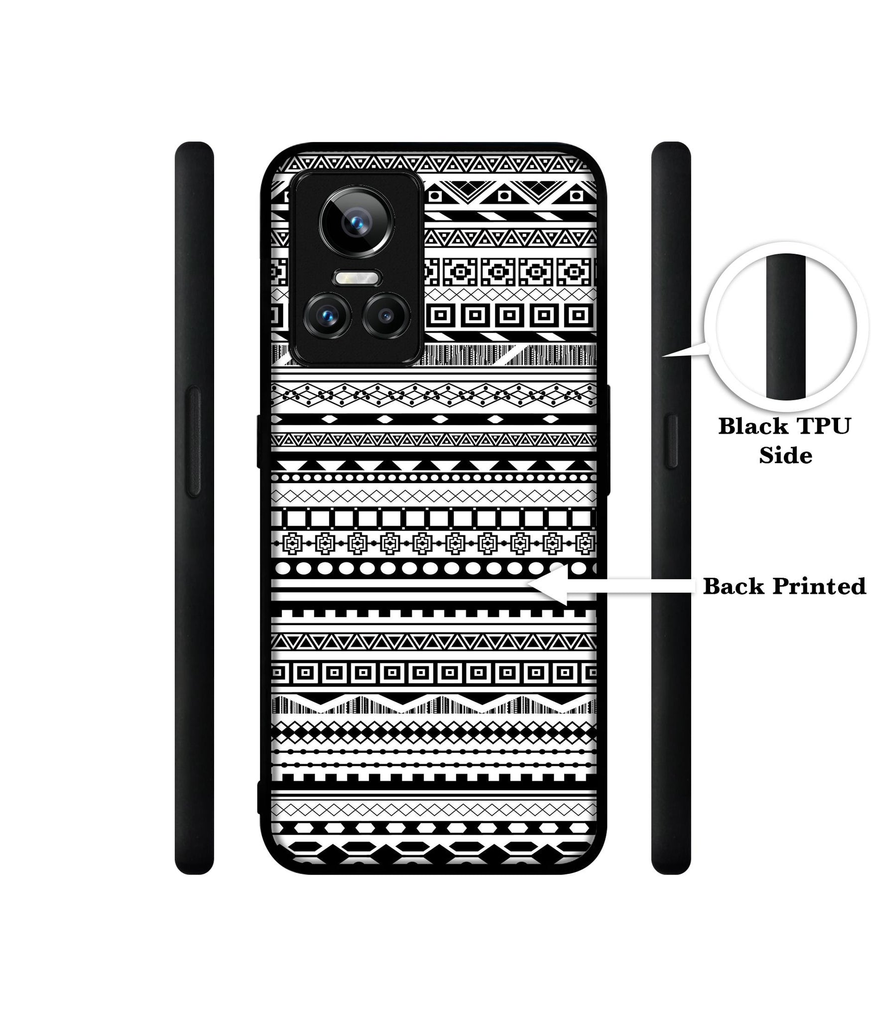 Black & White Patterns Designer 2D Printed Back Case Cover for Realme GT Neo 3 5G