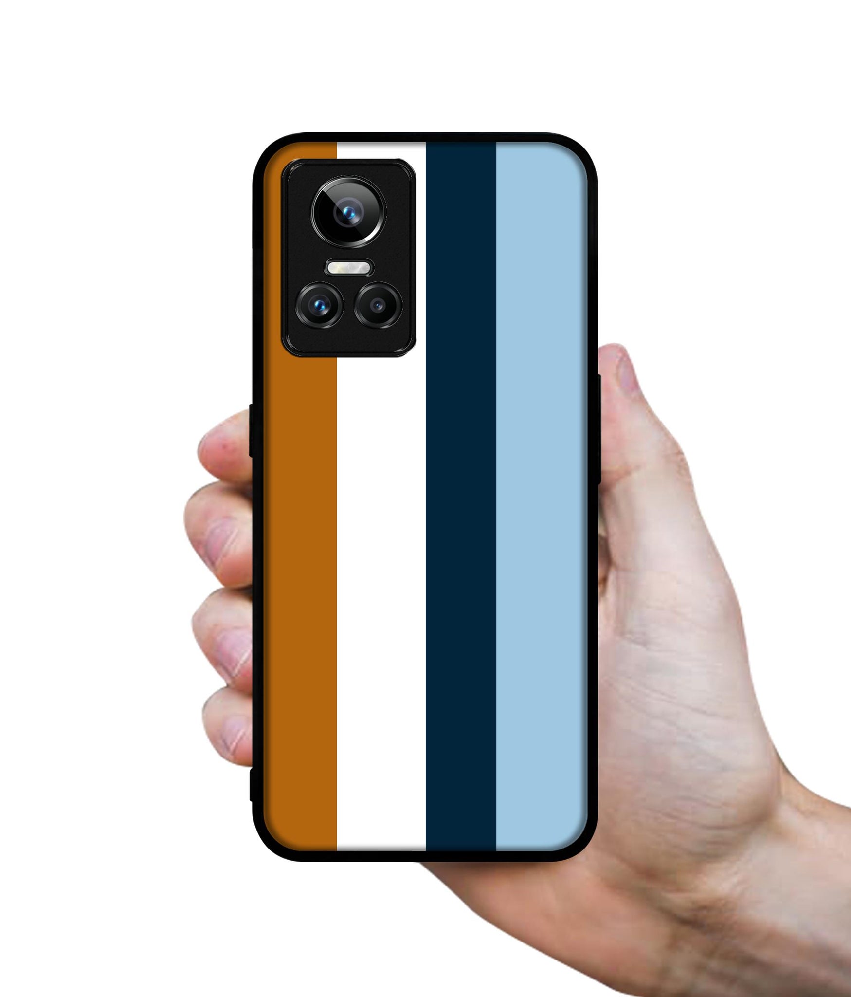 Color Stripes Designer 2D Printed Back Case Cover for Realme GT Neo 3 5G