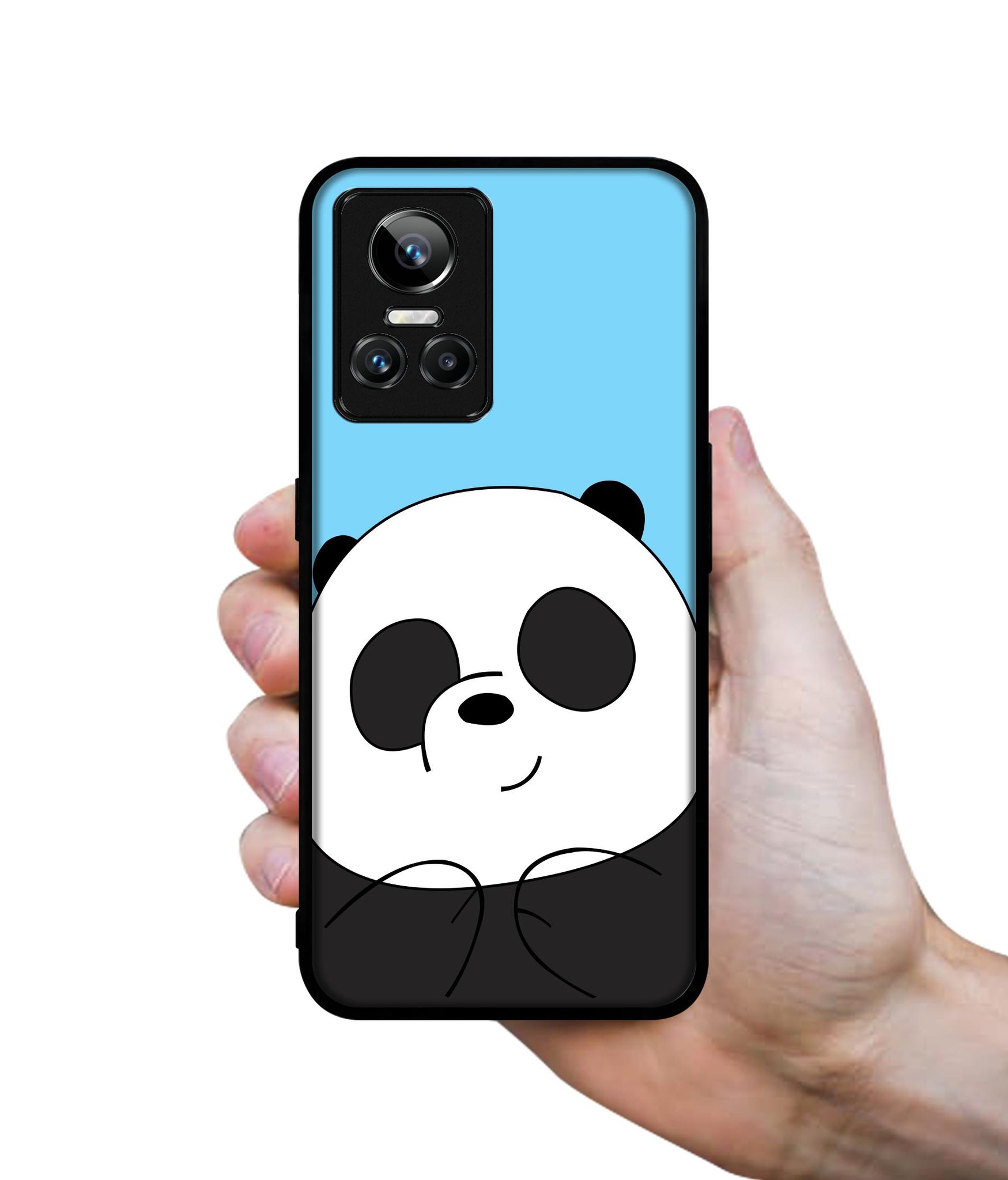 Cute Panda Designer 2D Printed Back Case Cover for Realme GT Neo 3 5G