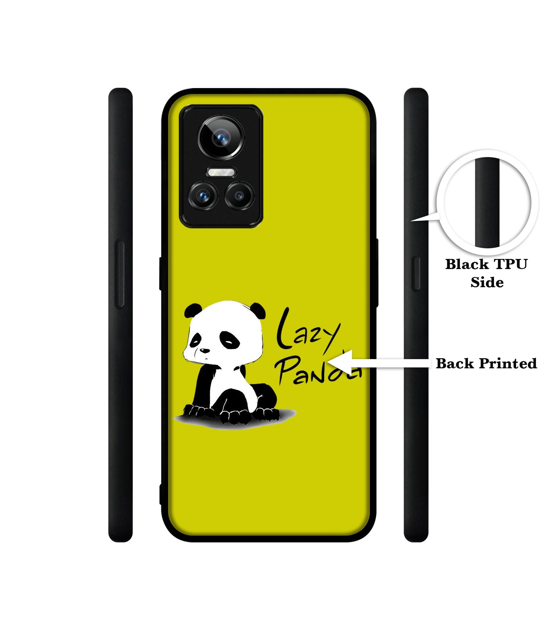 Lazy Panda Designer 2D Printed Back Case Cover for Realme GT Neo 3 5G