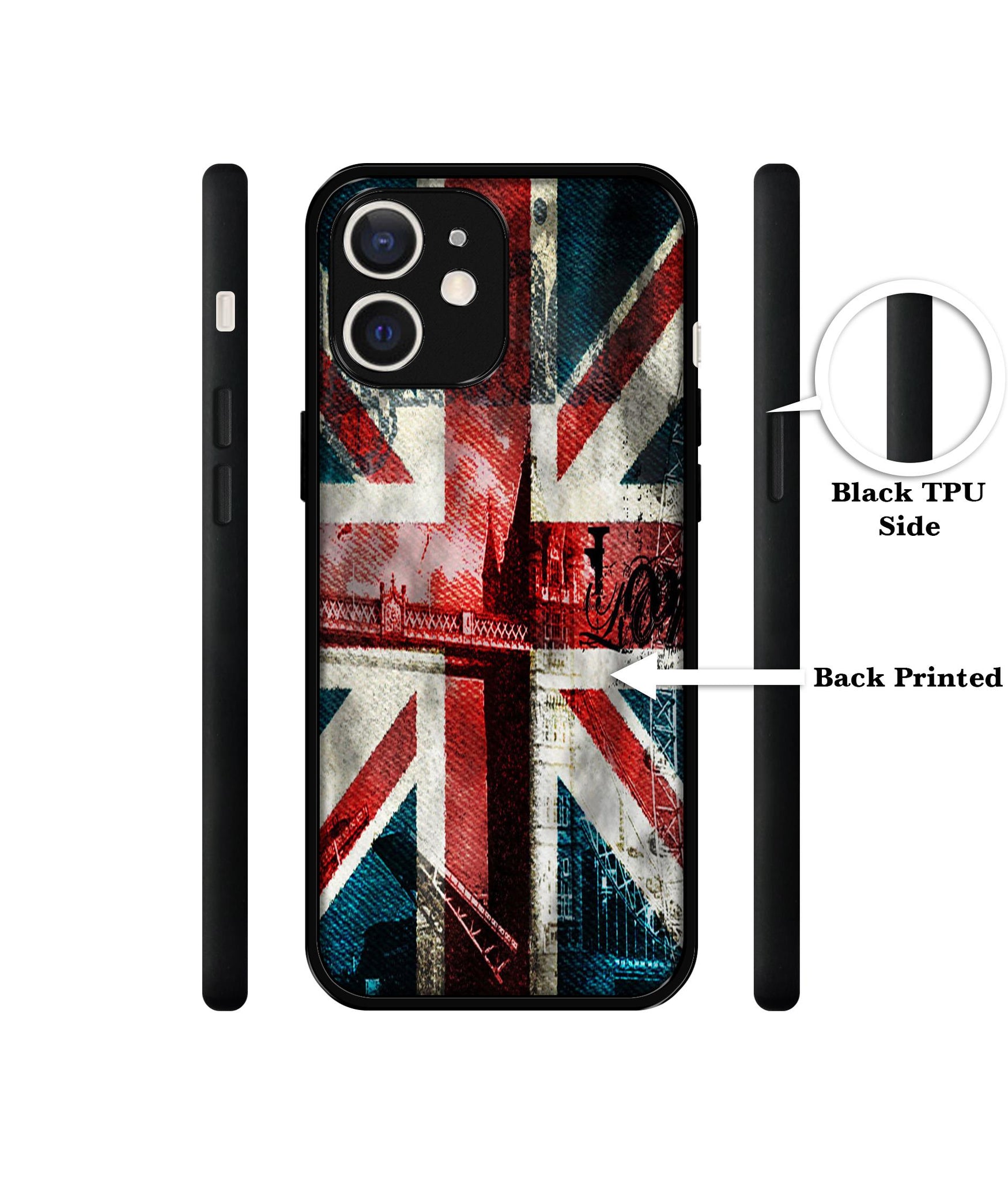 London Flag wallpaper Design Designer 2D Printed Back Case Cover for Apple iPhone 12 Mini