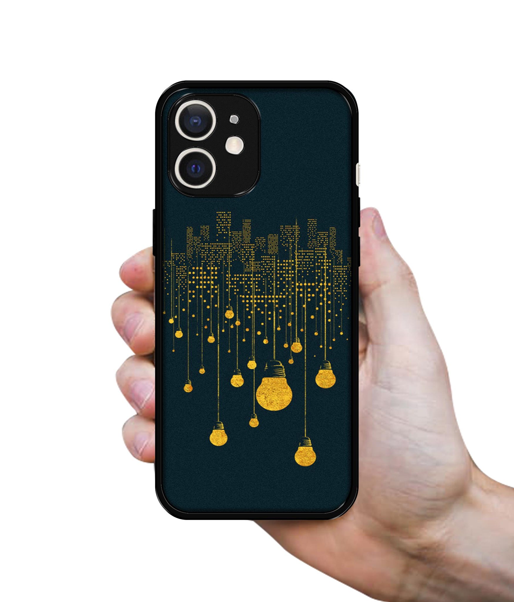 City Light Pattern Design Designer 2D Printed Back Case Cover for Apple iPhone 12 Mini