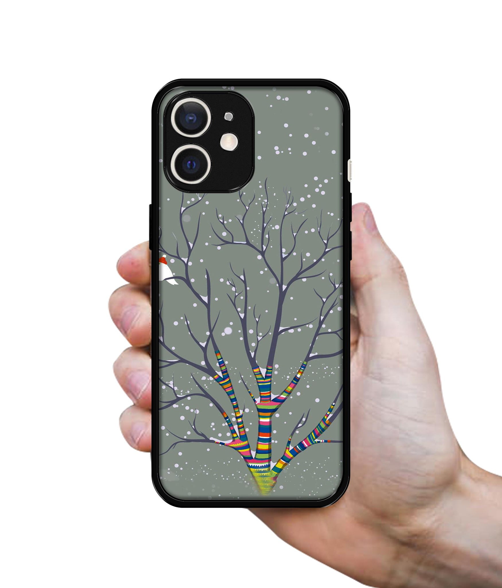 Winter Pattern Print Design Designer 2D Printed Back Case Cover for Apple iPhone 12 Mini