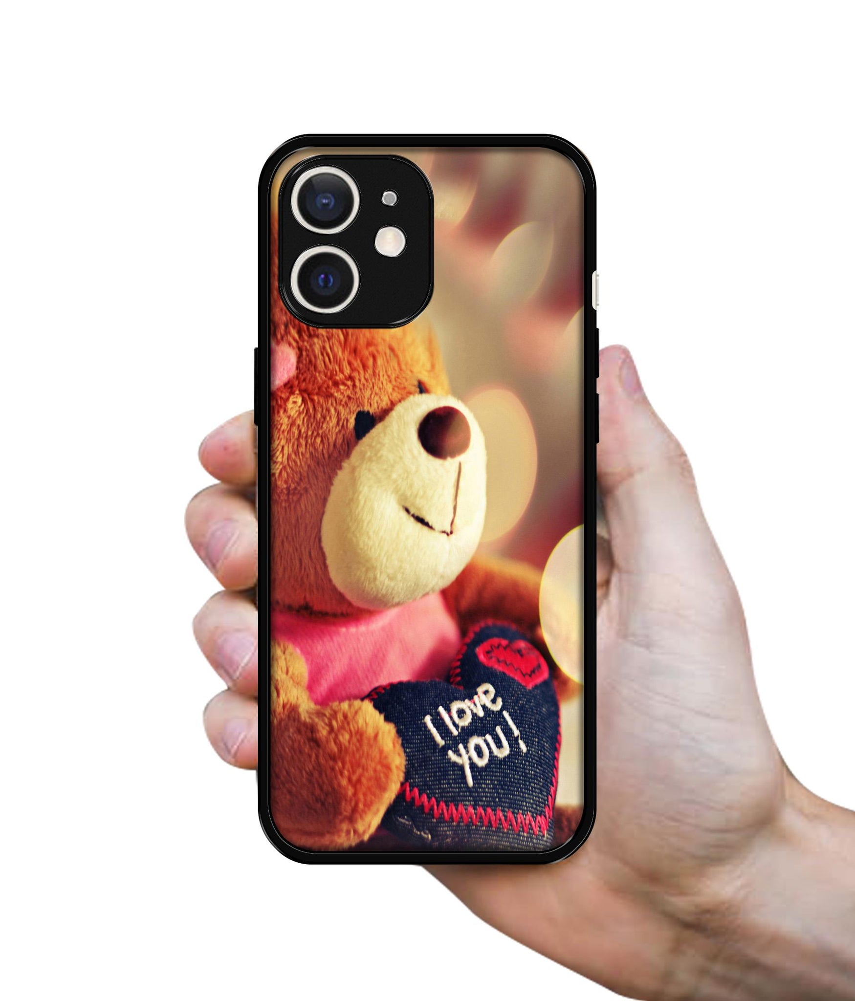 Teddy Bear Design Designer 2D Printed Back Case Cover for Apple iPhone 12 Mini