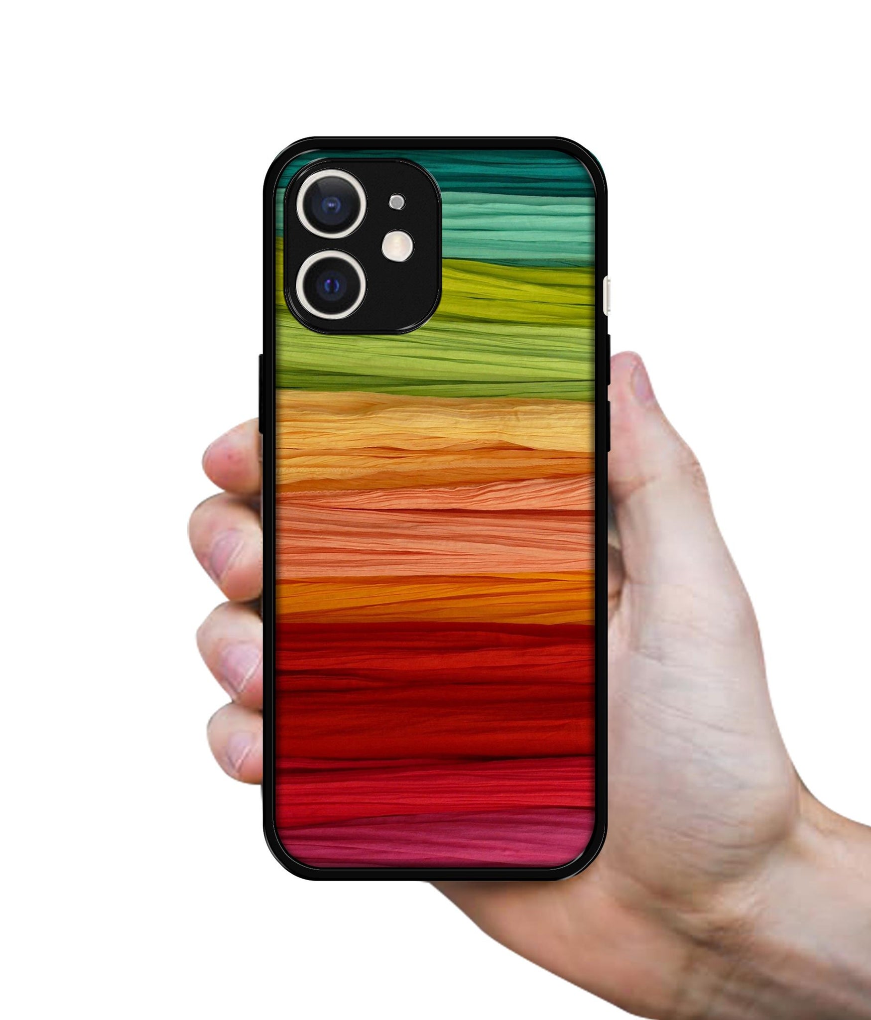 Colorful Thread Design Designer 2D Printed Back Case Cover for Apple iPhone 12 Mini