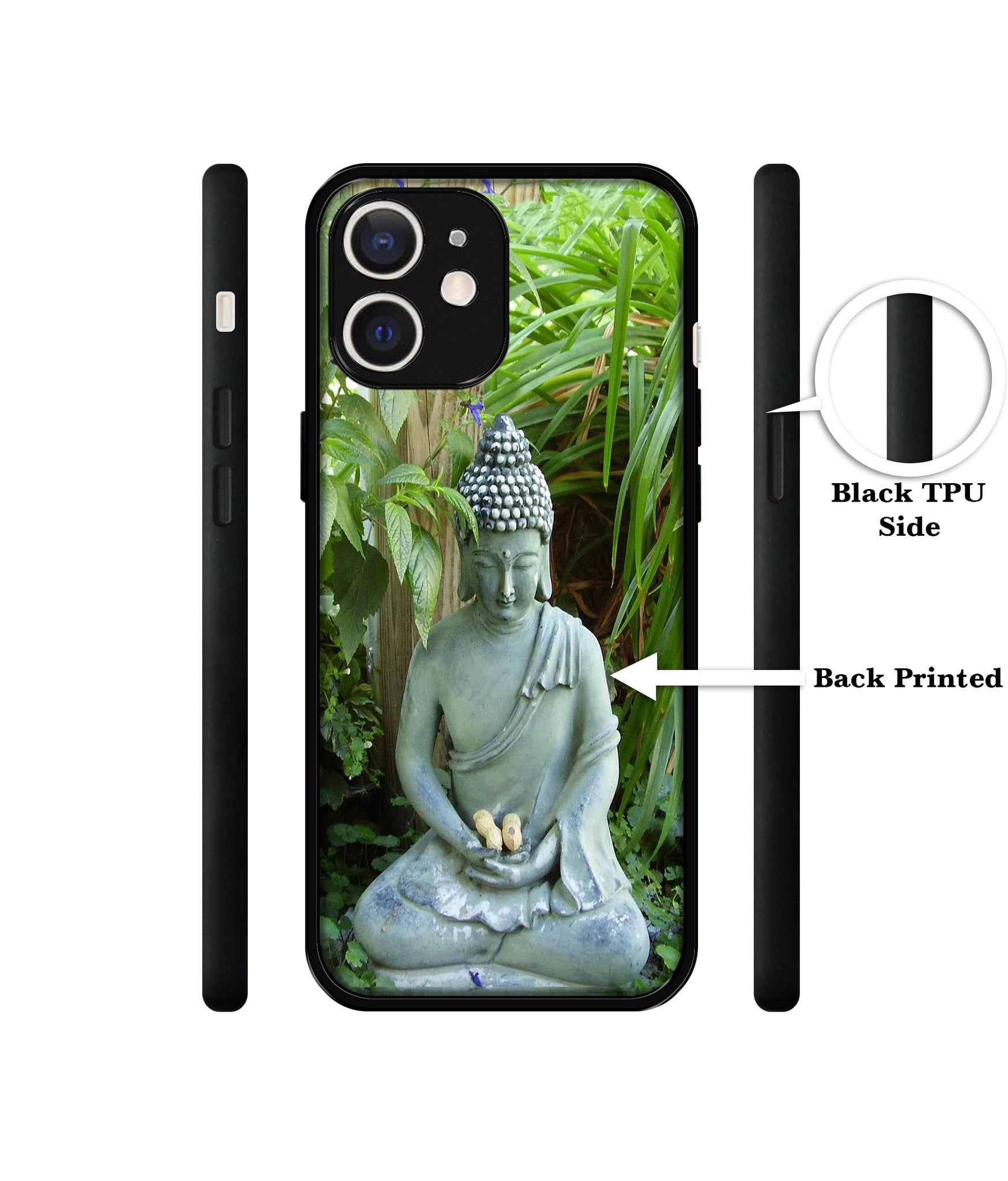 Buddhism Design Designer 2D Printed Back Case Cover for Apple iPhone 12 Mini