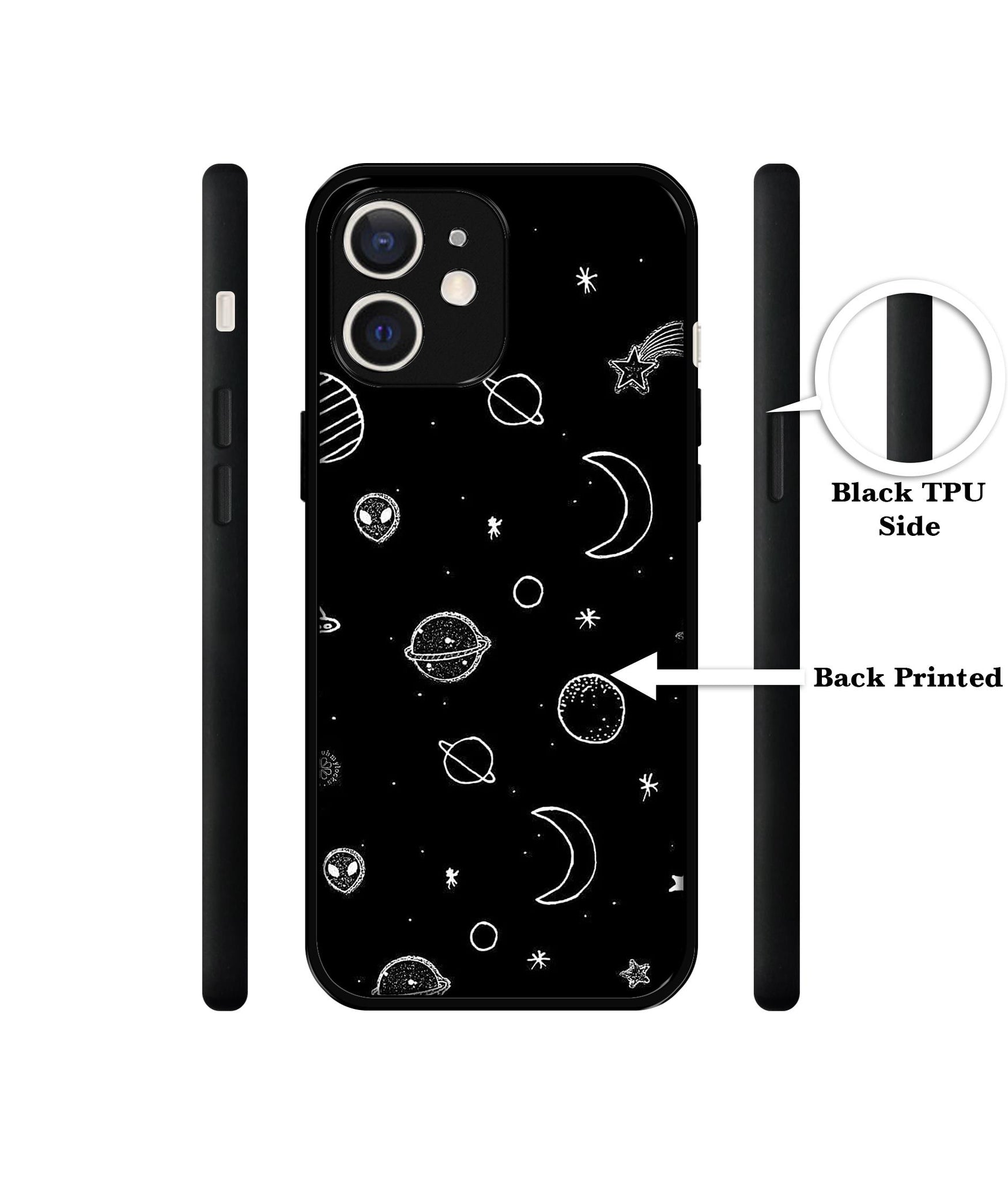 Space Stars Universe Design Designer 2D Printed Back Case Cover for Apple iPhone 12 Mini