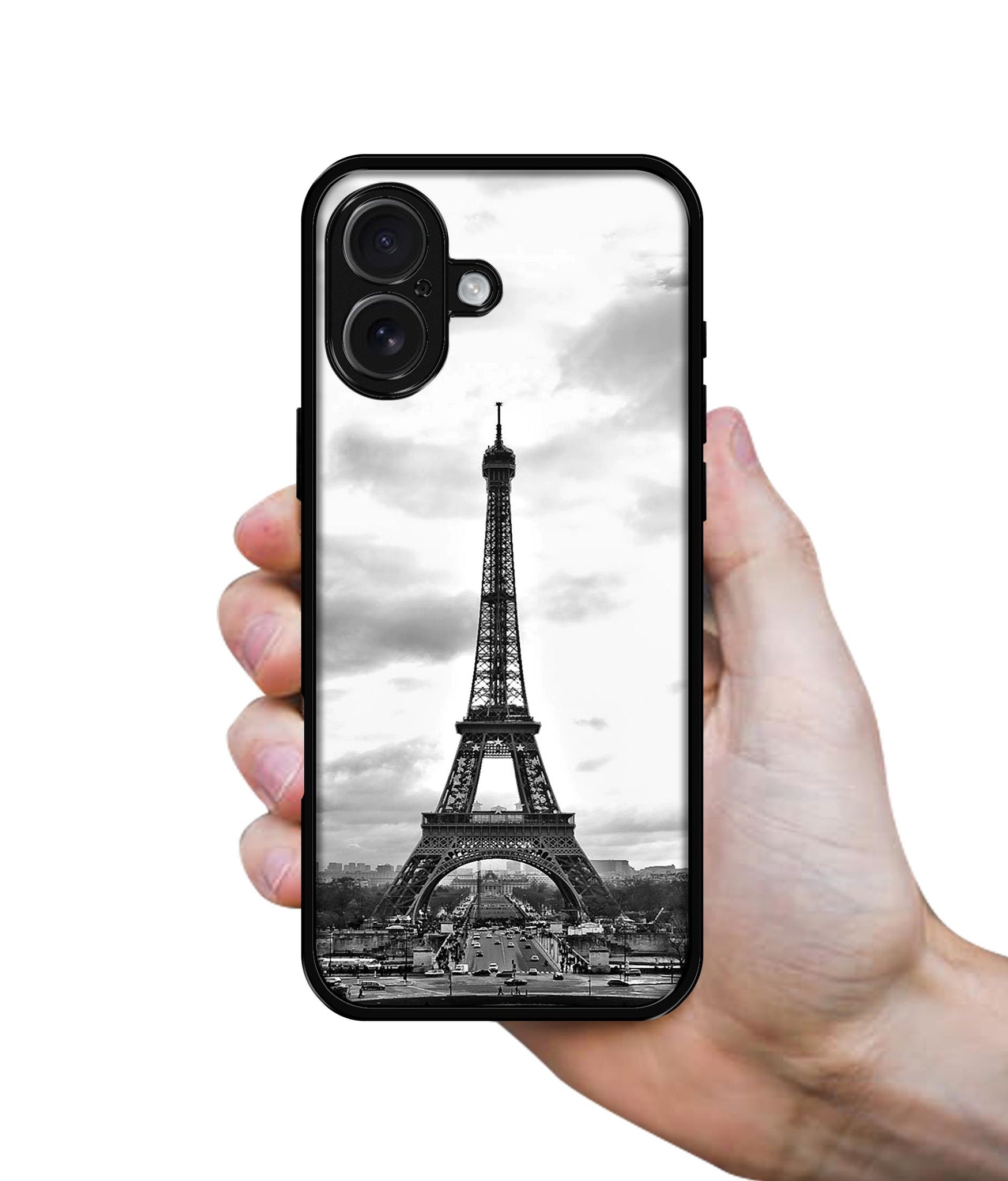 Eiffel Tower Design Designer 2D Printed Back Case Cover for Apple iPhone 16 Plus