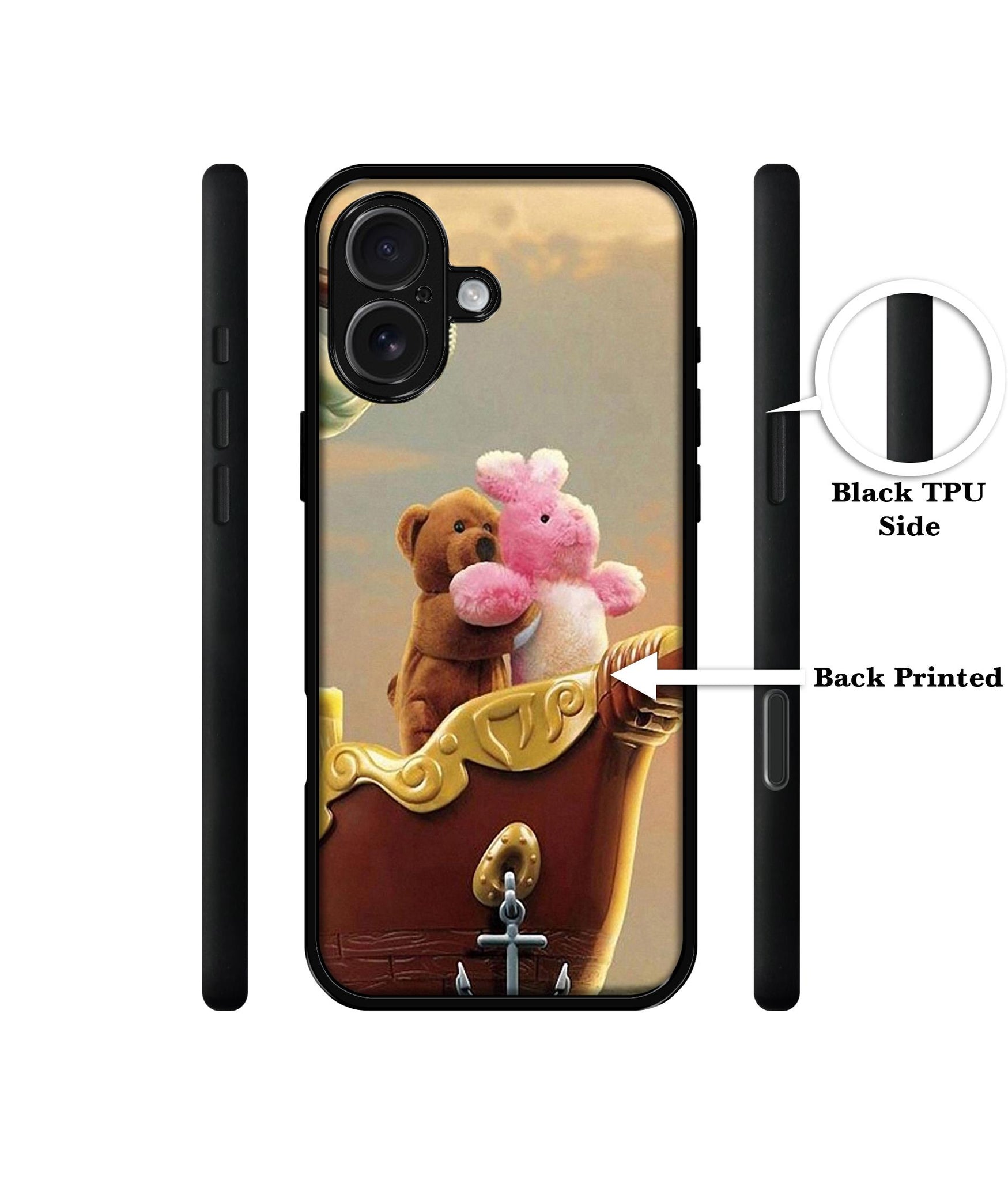 Funny Titanic Design Designer 2D Printed Back Case Cover for Apple iPhone 16 Plus