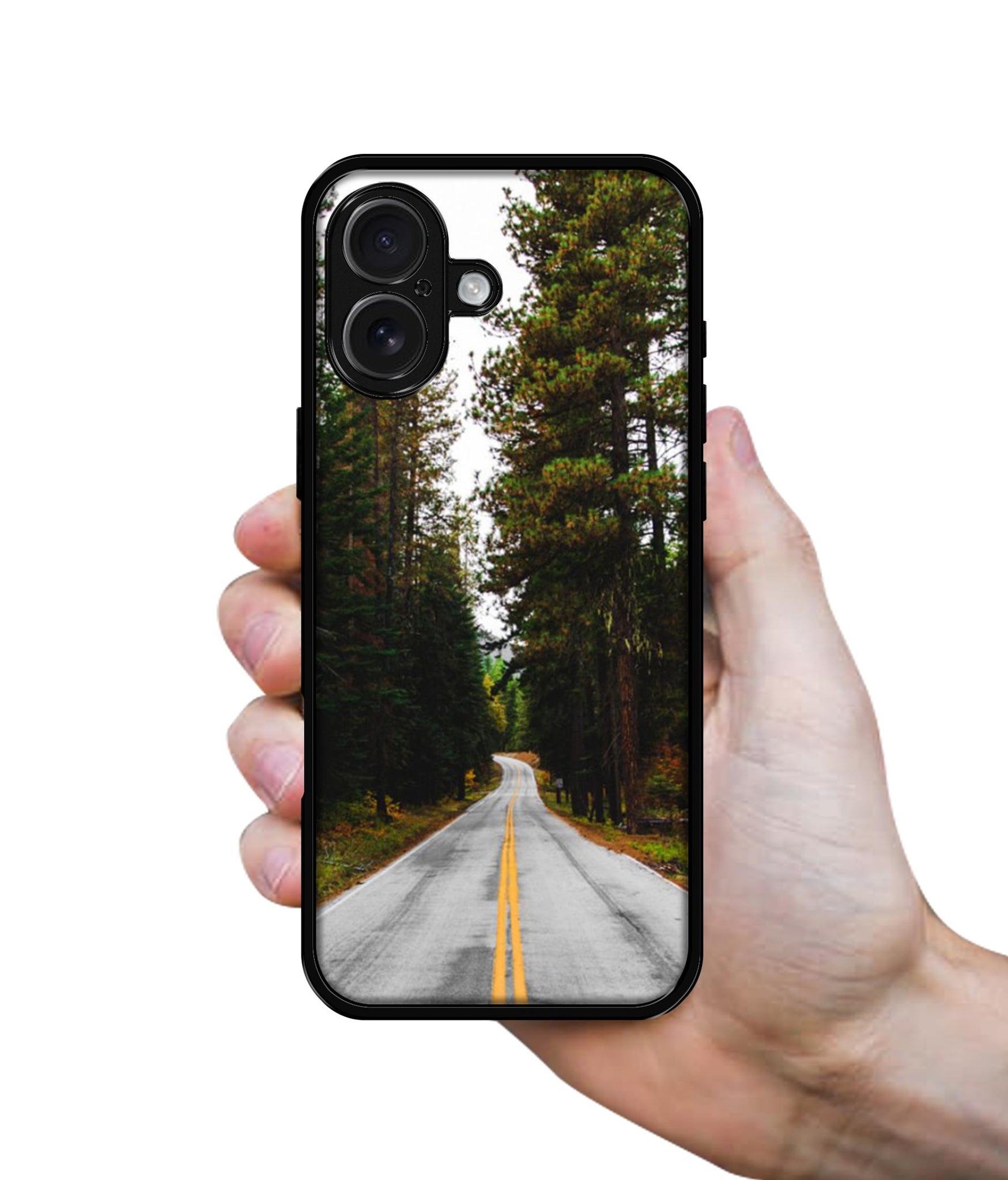 Road Photo Design Designer 2D Printed Back Case Cover for Apple iPhone 16 Plus