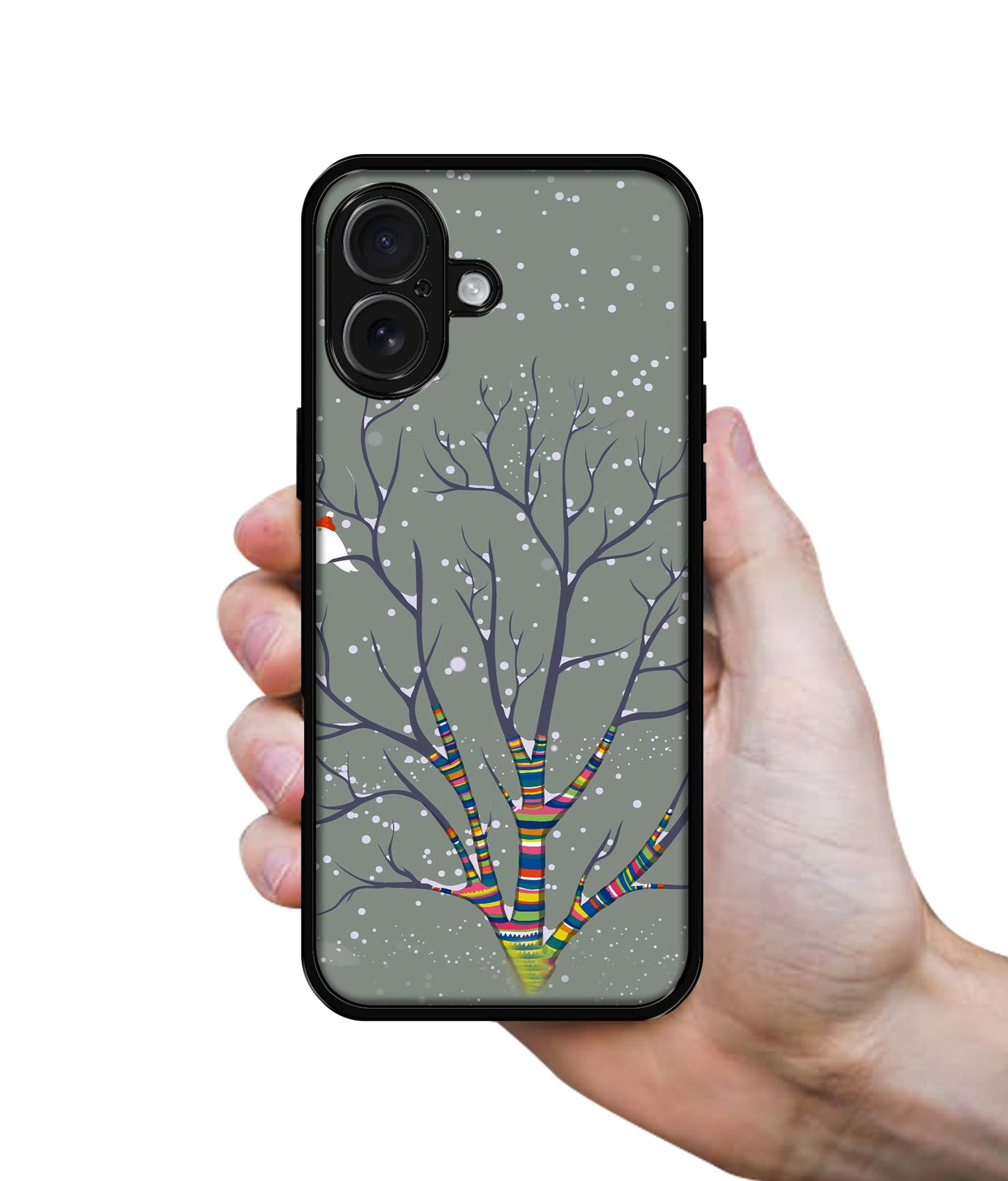 Winter Pattern Print Design Designer 2D Printed Back Case Cover for Apple iPhone 16 Plus