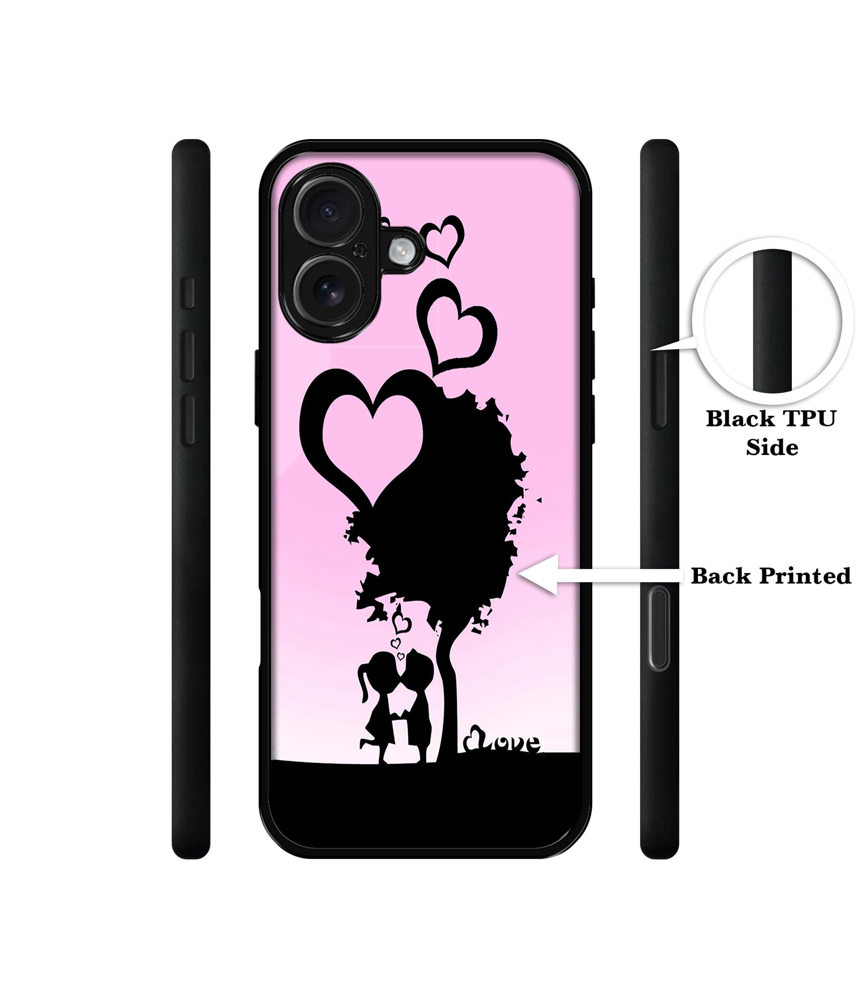 Sweet Love Design Designer 2D Printed Back Case Cover for Apple iPhone 16 Plus