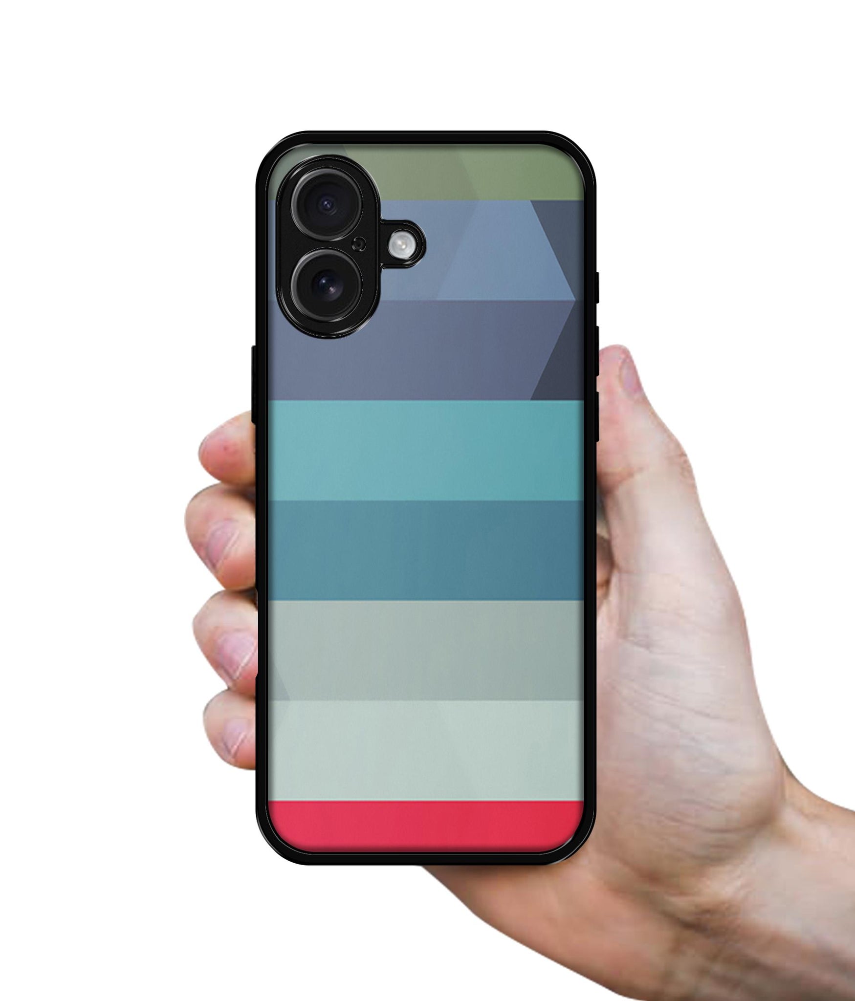 Colorful Lines Design Designer 2D Printed Back Case Cover for Apple iPhone 16 Plus