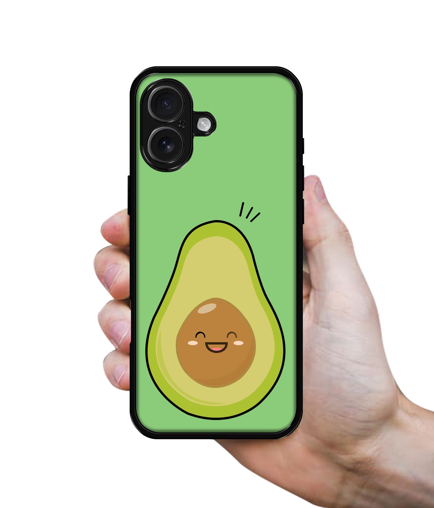 Avocados Design Designer 2D Printed Back Case Cover for Apple iPhone 16 Plus