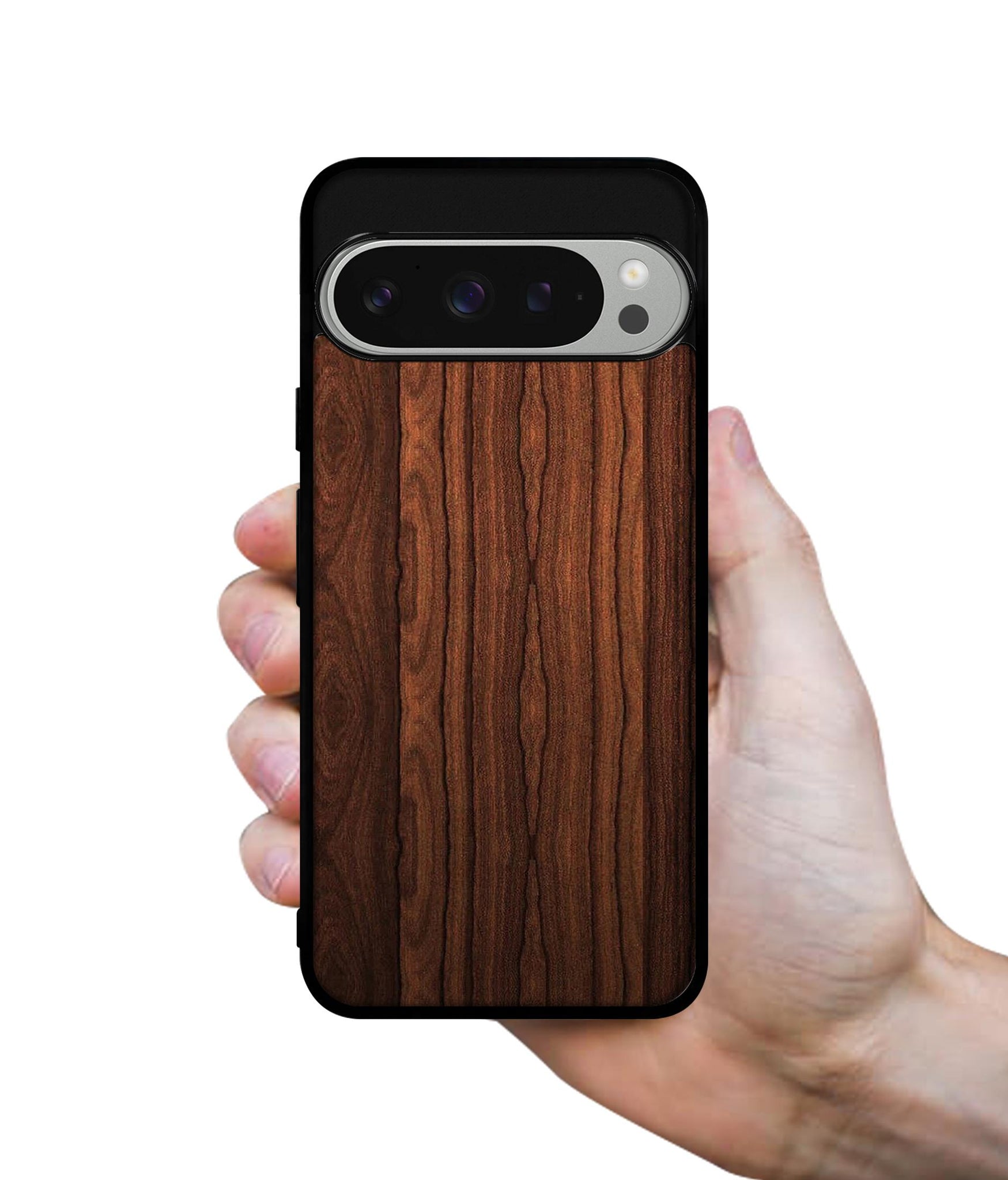 Brown Wooden Texture Design Designer 2D Printed Back Case Cover for Google Pixel 9 Pro 5G