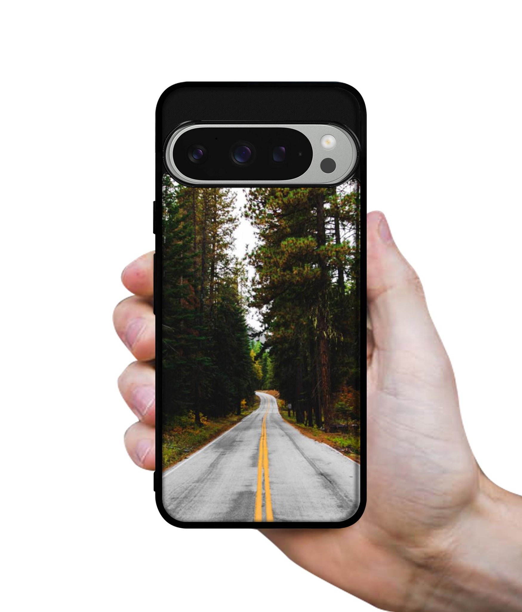Road Photo Design Designer 2D Printed Back Case Cover for Google Pixel 9 Pro 5G