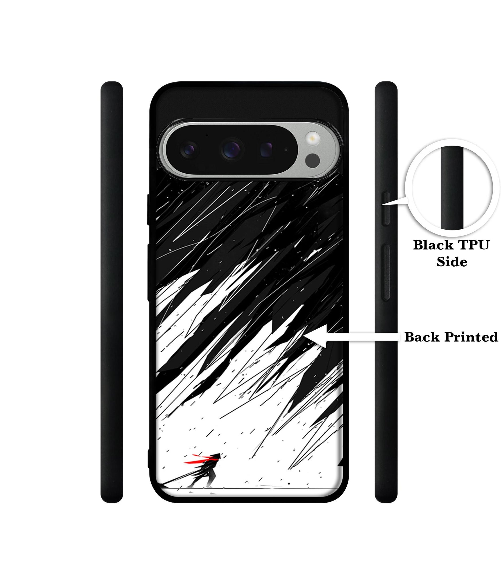 Geometric Strom Design Designer 2D Printed Back Case Cover for Google Pixel 9 Pro 5G