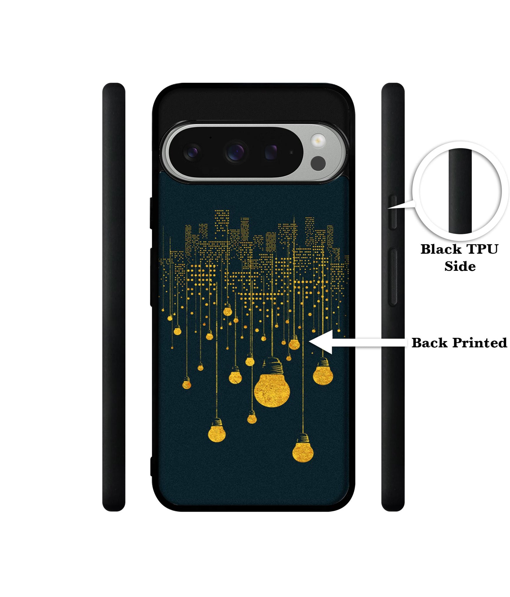 City Light Pattern Design Designer 2D Printed Back Case Cover for Google Pixel 9 Pro 5G