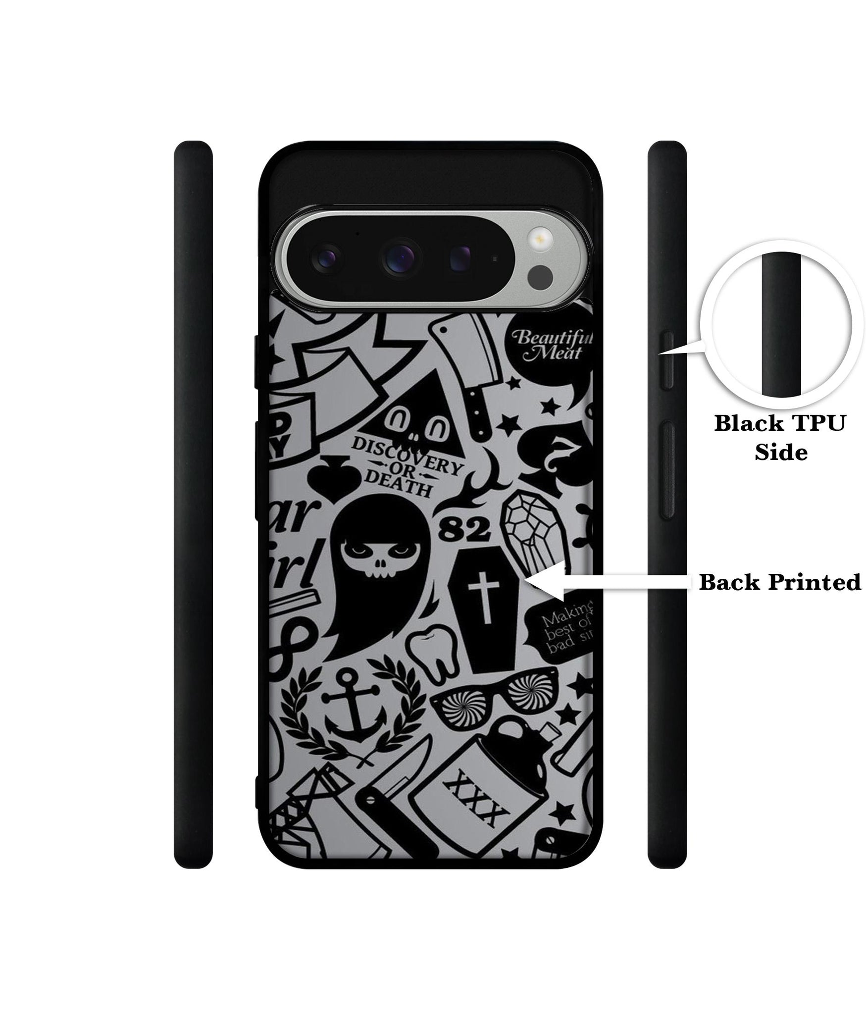 Discover Or Death Design Designer 2D Printed Back Case Cover for Google Pixel 9 Pro 5G