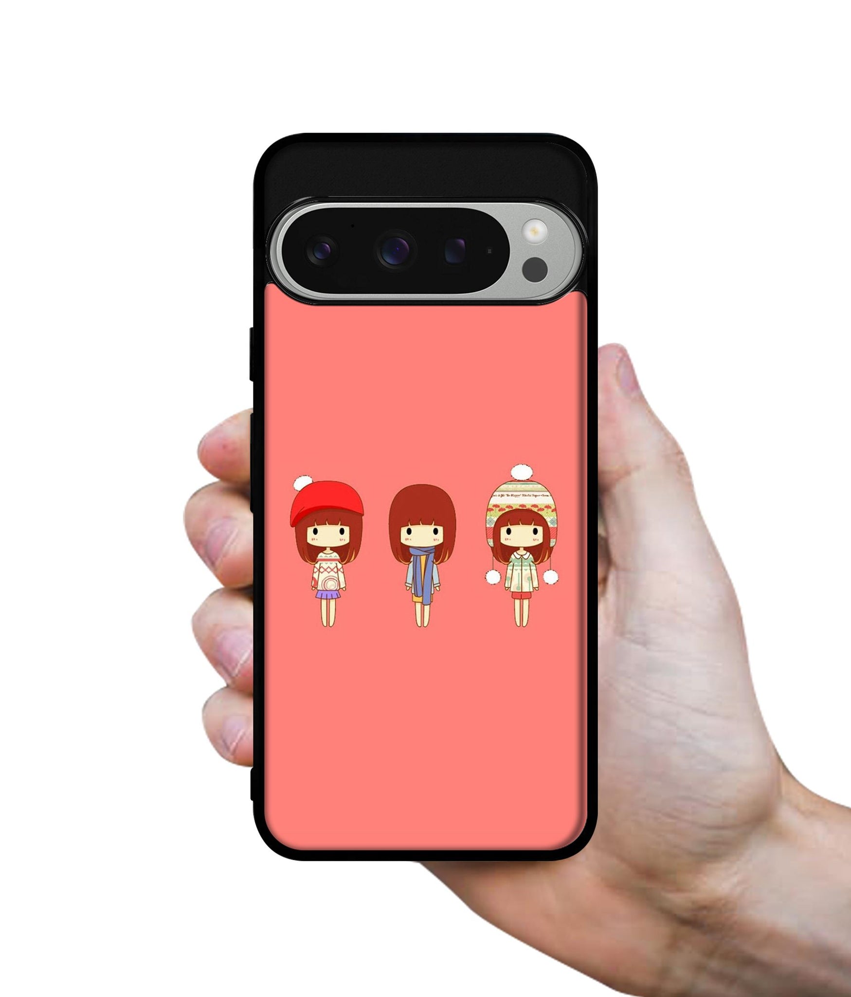 Cute Girls Design Designer 2D Printed Back Case Cover for Google Pixel 9 Pro 5G