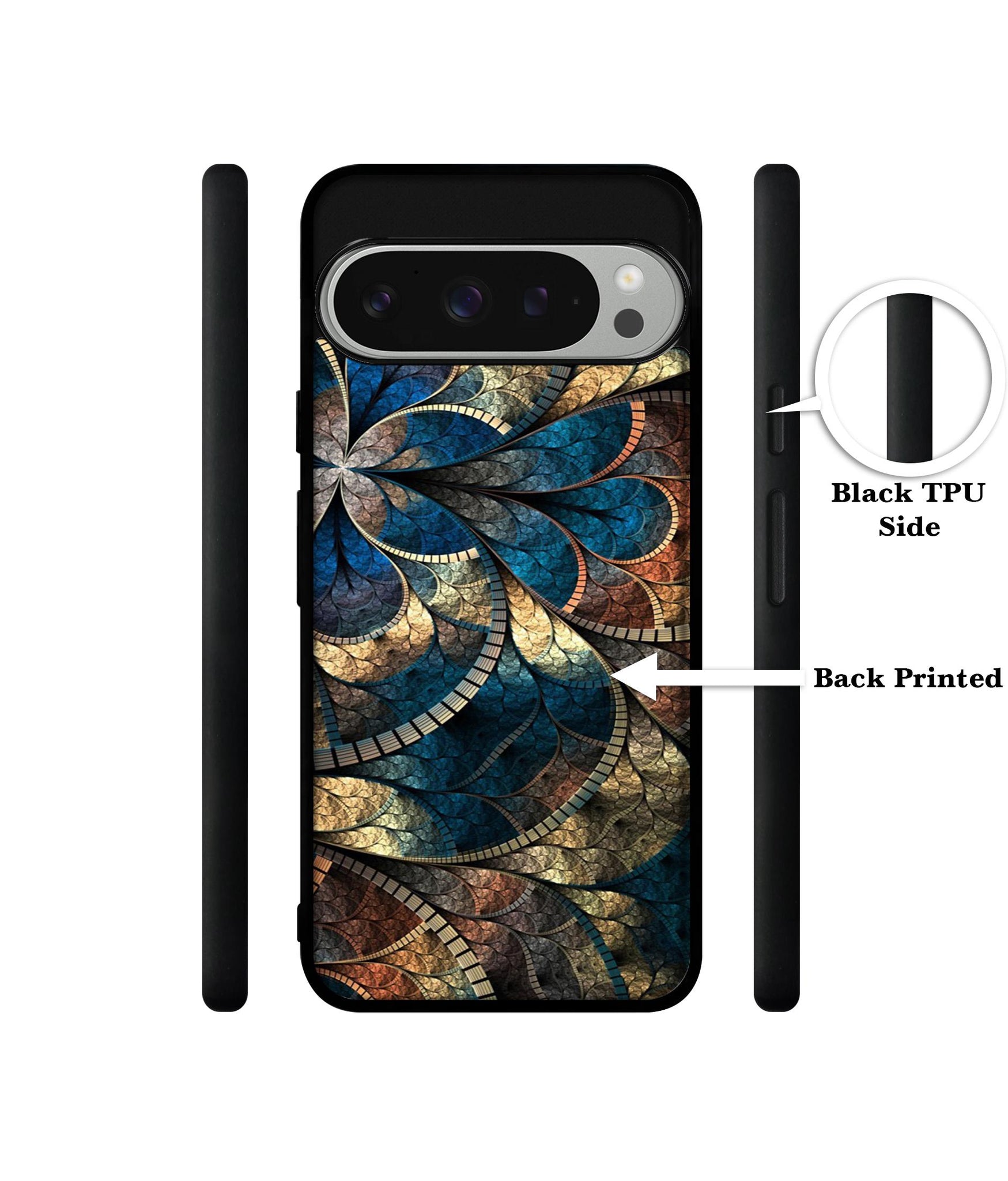 Fractional Pattern Design Designer 2D Printed Back Case Cover for Google Pixel 9 Pro 5G