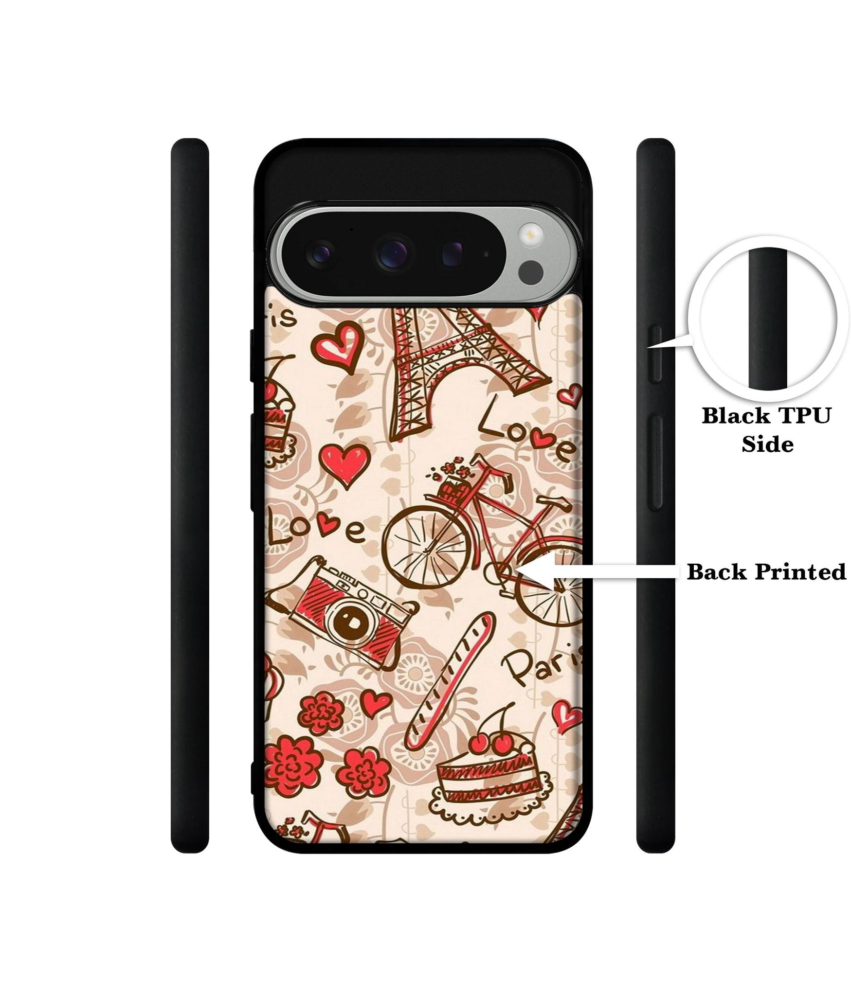 Vintage Paris Design Designer 2D Printed Back Case Cover for Google Pixel 9 Pro 5G