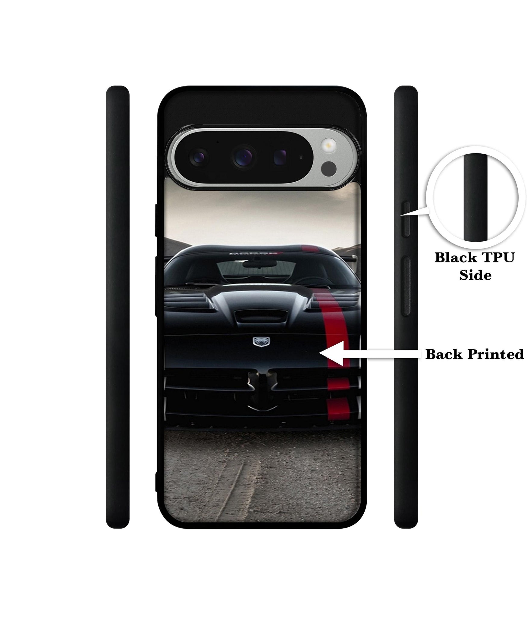 Sports Car Pattern Design Designer 2D Printed Back Case Cover for Google Pixel 9 Pro 5G