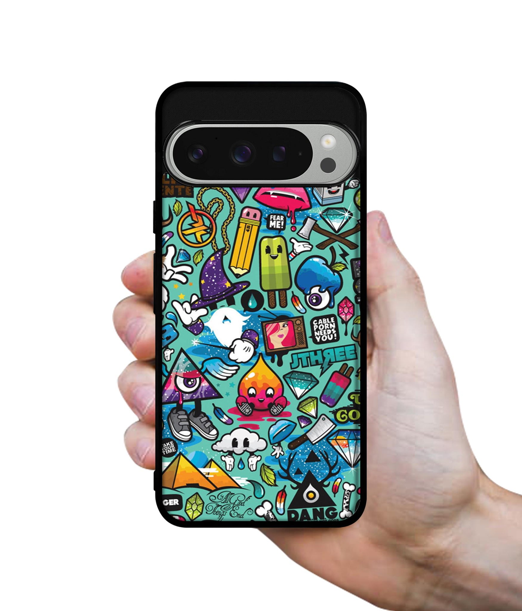 Crazy Design Designer 2D Printed Back Case Cover for Google Pixel 9 Pro 5G