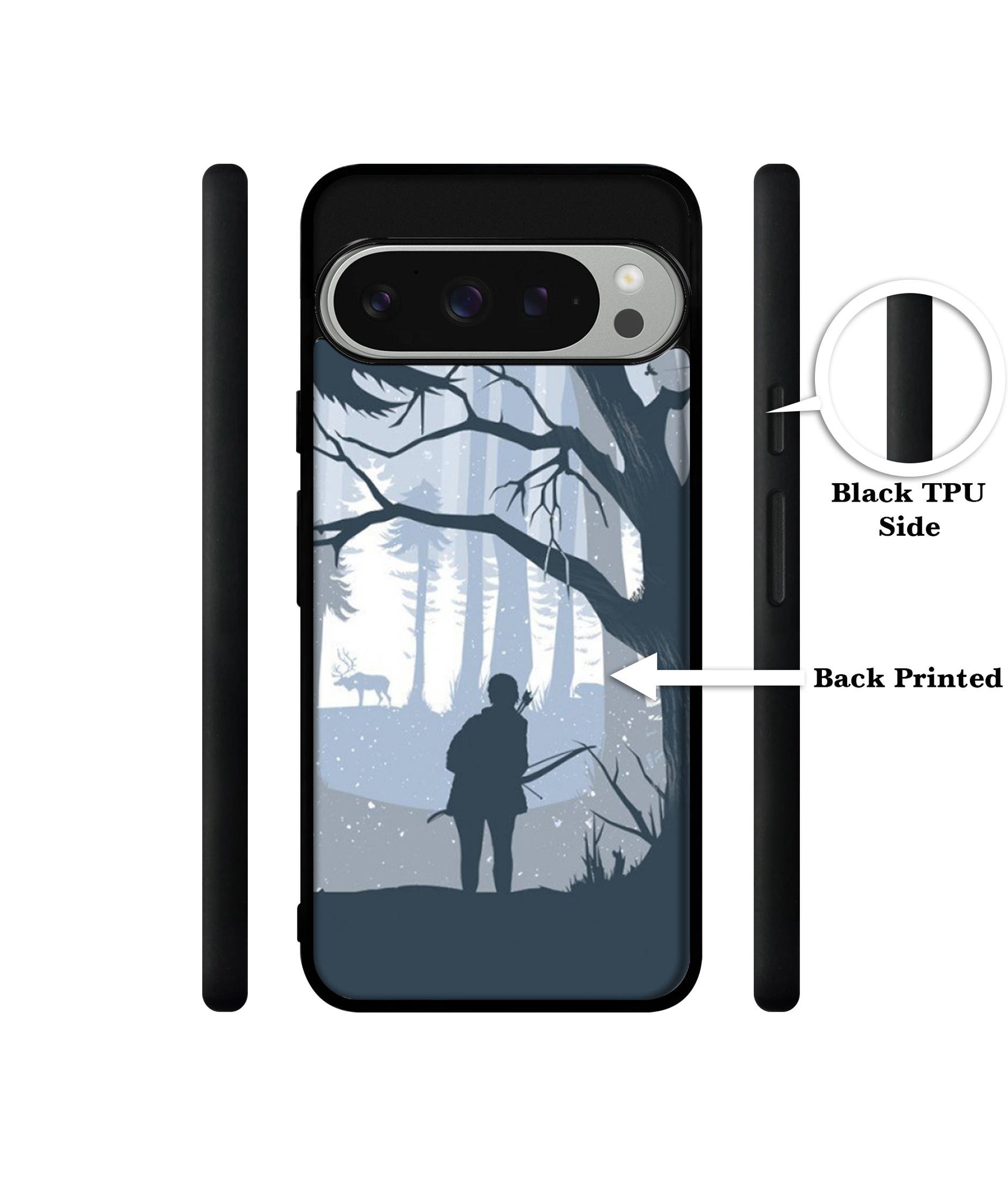 Hunter Design Designer 2D Printed Back Case Cover for Google Pixel 9 Pro 5G