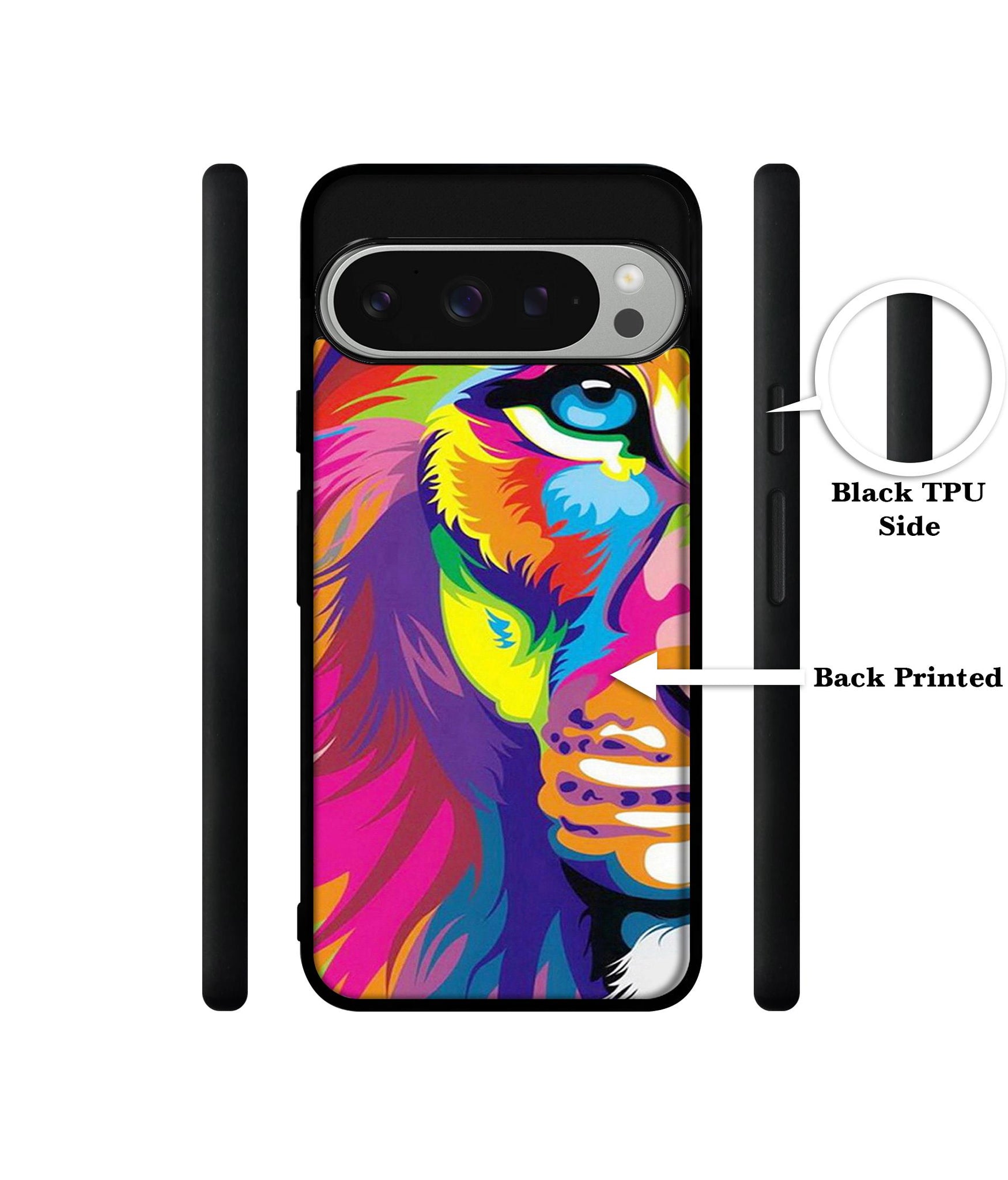 Lion Design Designer 2D Printed Back Case Cover for Google Pixel 9 Pro 5G