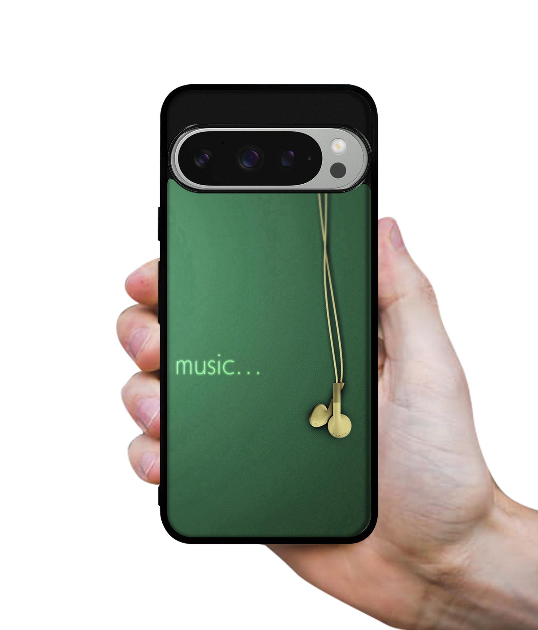 Headphone Music Design Designer 2D Printed Back Case Cover for Google Pixel 9 Pro 5G
