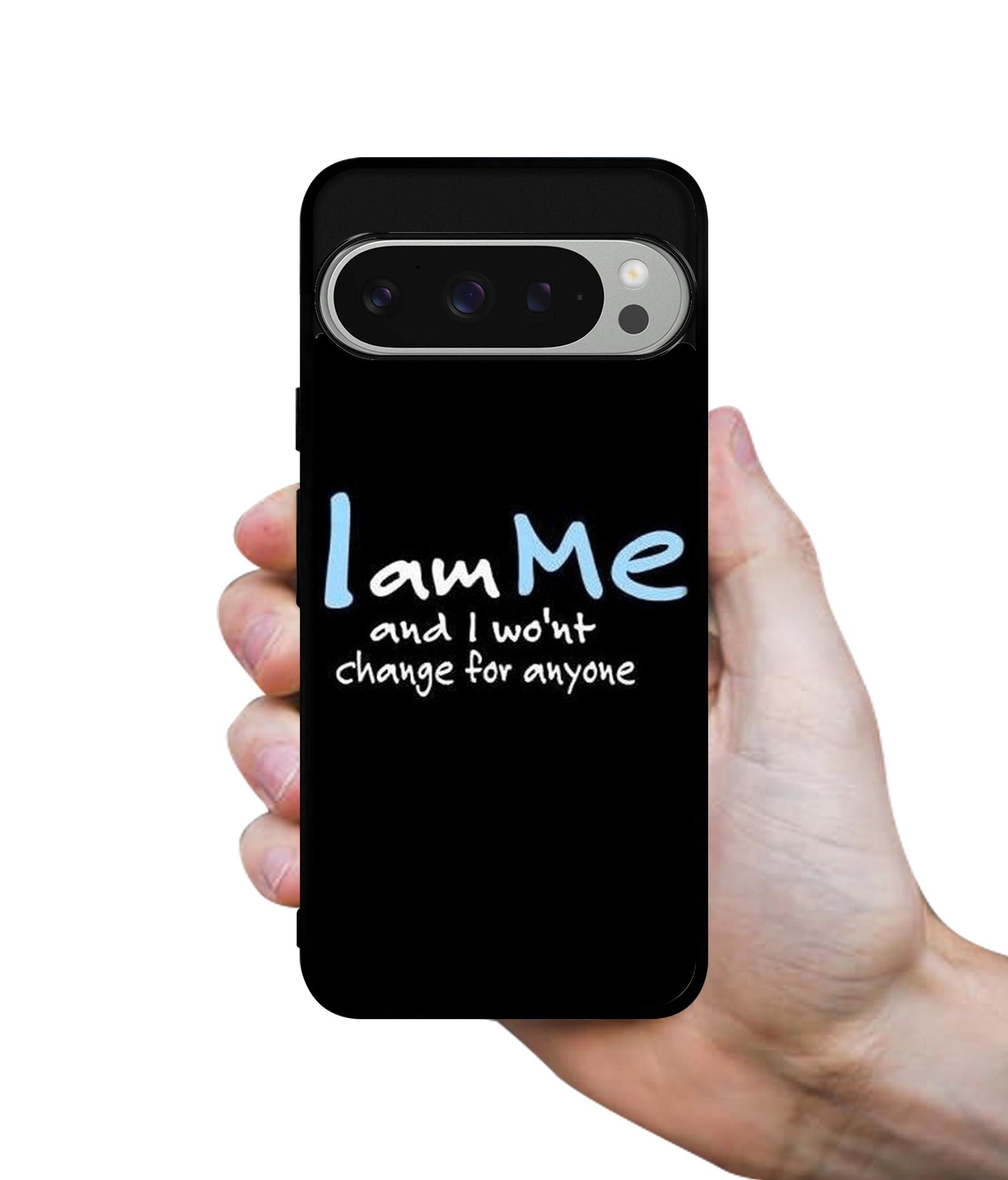I Am Me Quotes Design Designer 2D Printed Back Case Cover for Google Pixel 9 Pro 5G