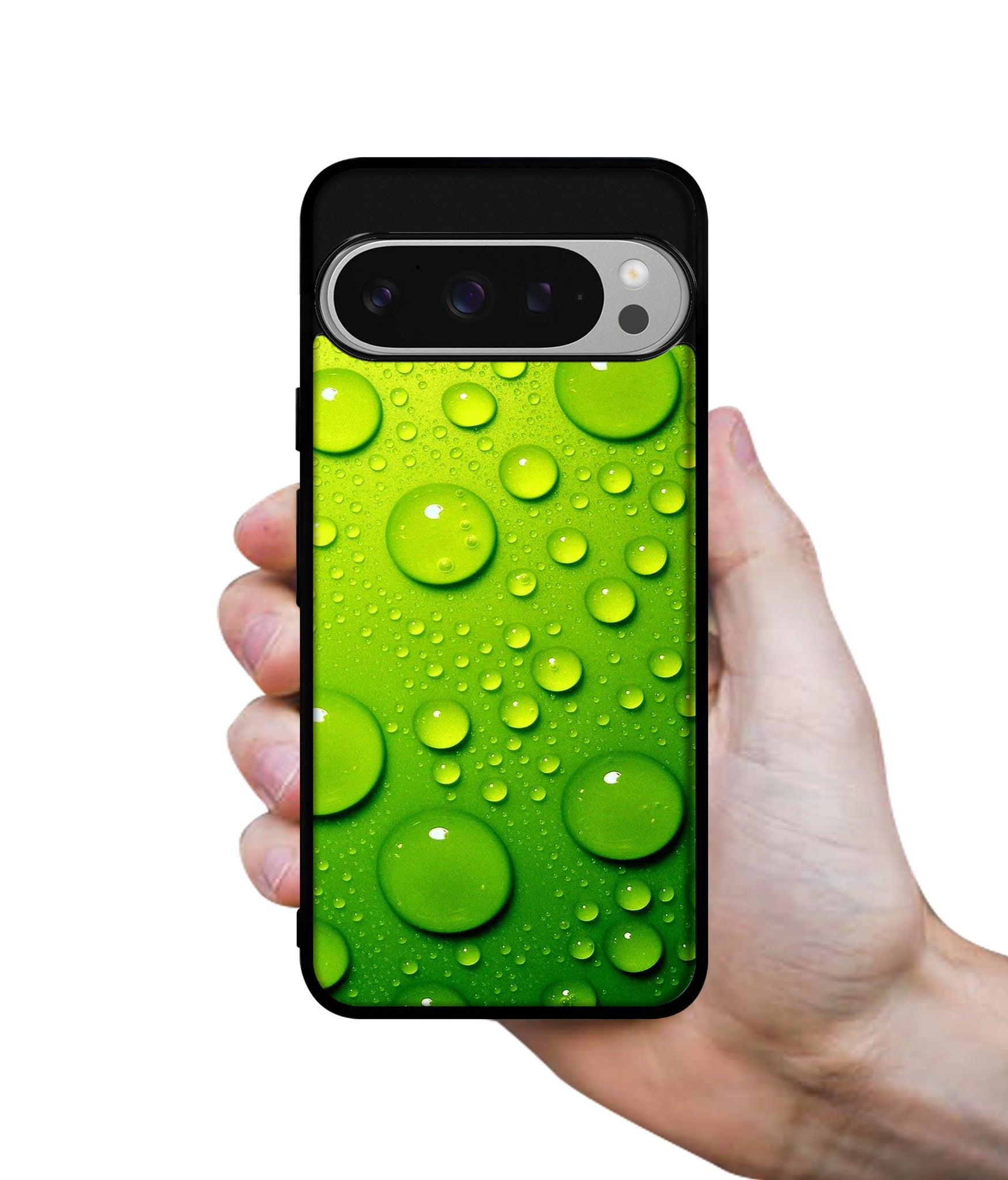 Green Bubbles Design Designer 2D Printed Back Case Cover for Google Pixel 9 Pro 5G