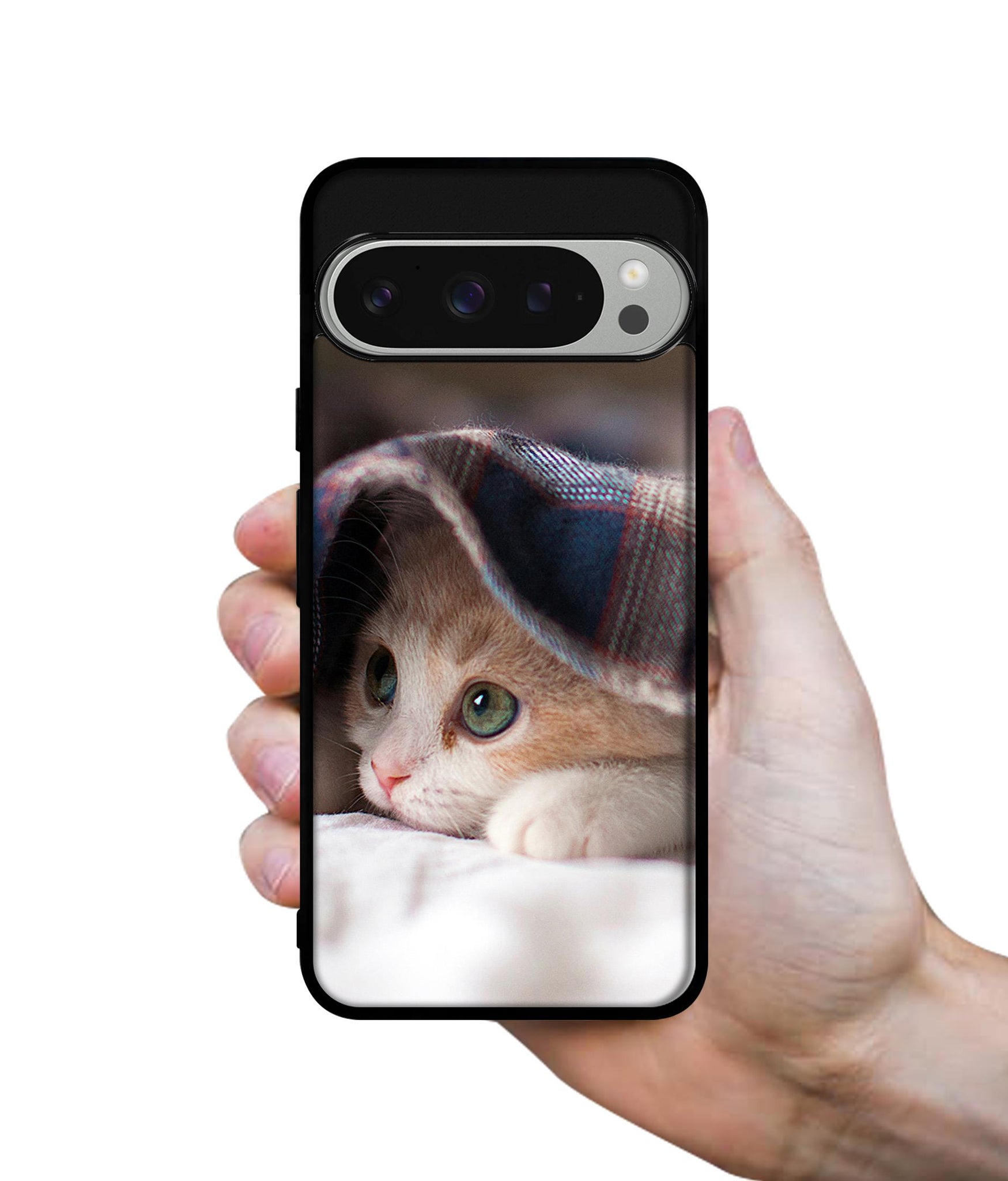 Sleepy Kitten Design Designer 2D Printed Back Case Cover for Google Pixel 9 Pro 5G