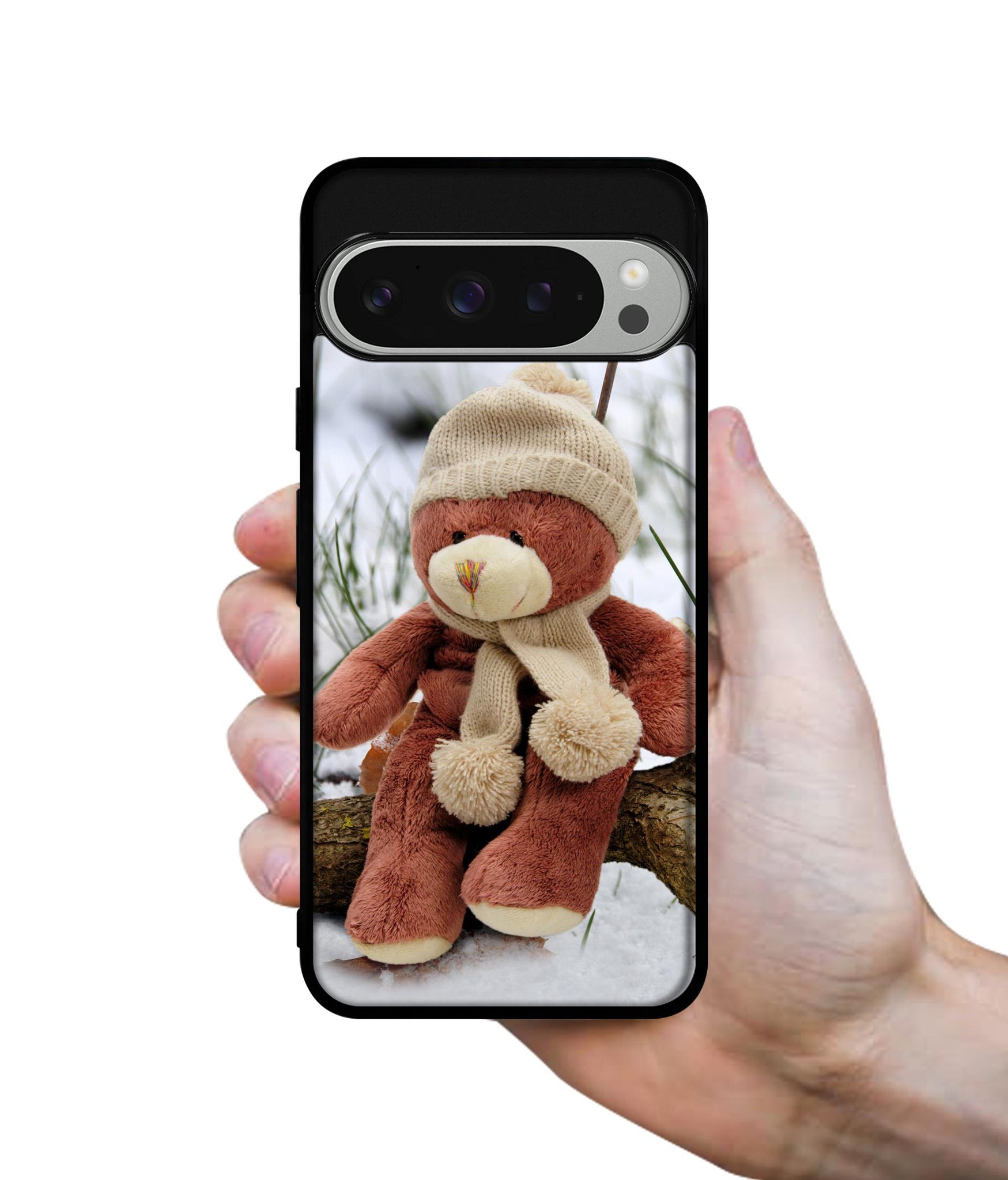 Woolen Bear Design Designer 2D Printed Back Case Cover for Google Pixel 9 Pro 5G