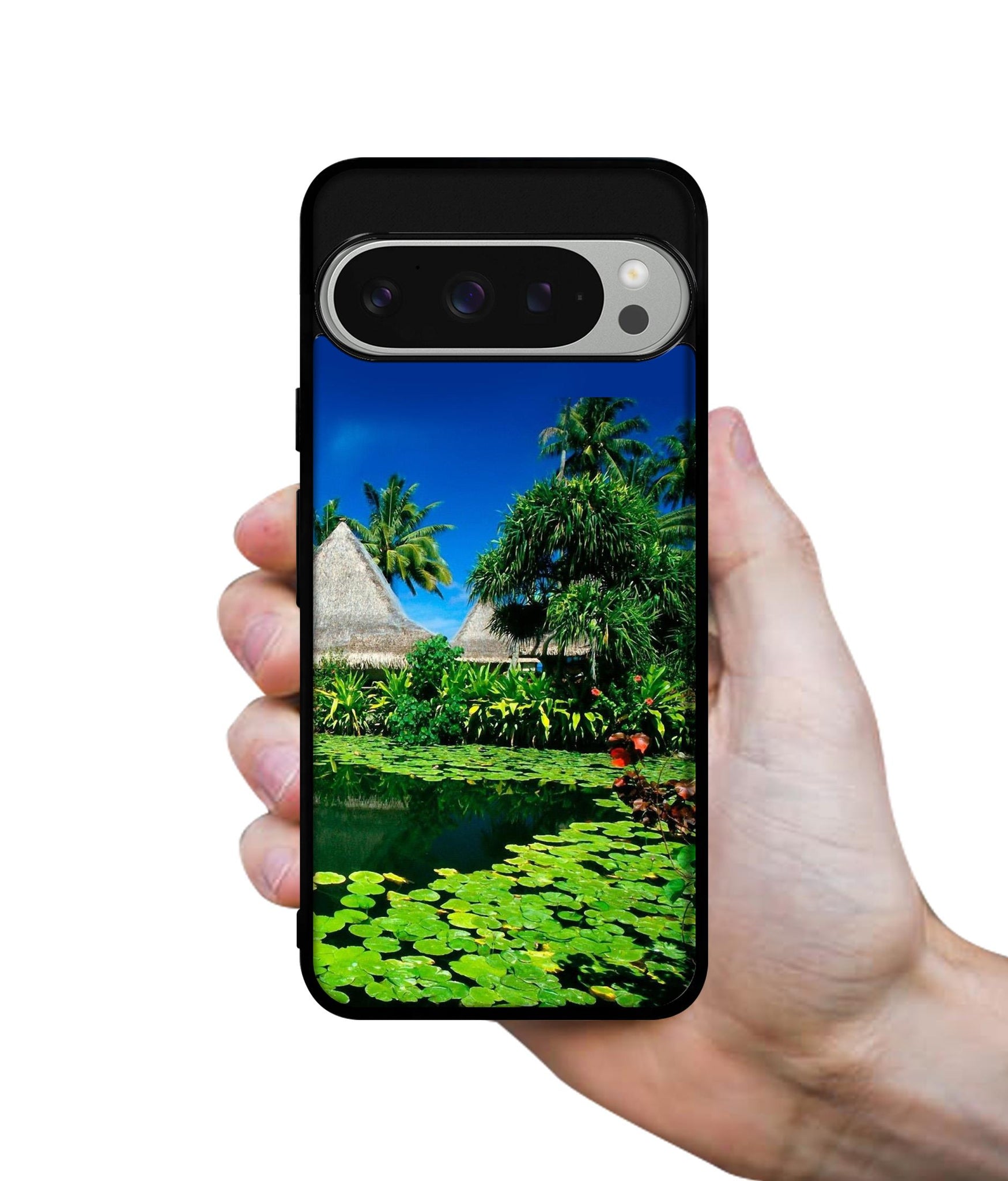 Tropics Water Design Designer 2D Printed Back Case Cover for Google Pixel 9 Pro 5G