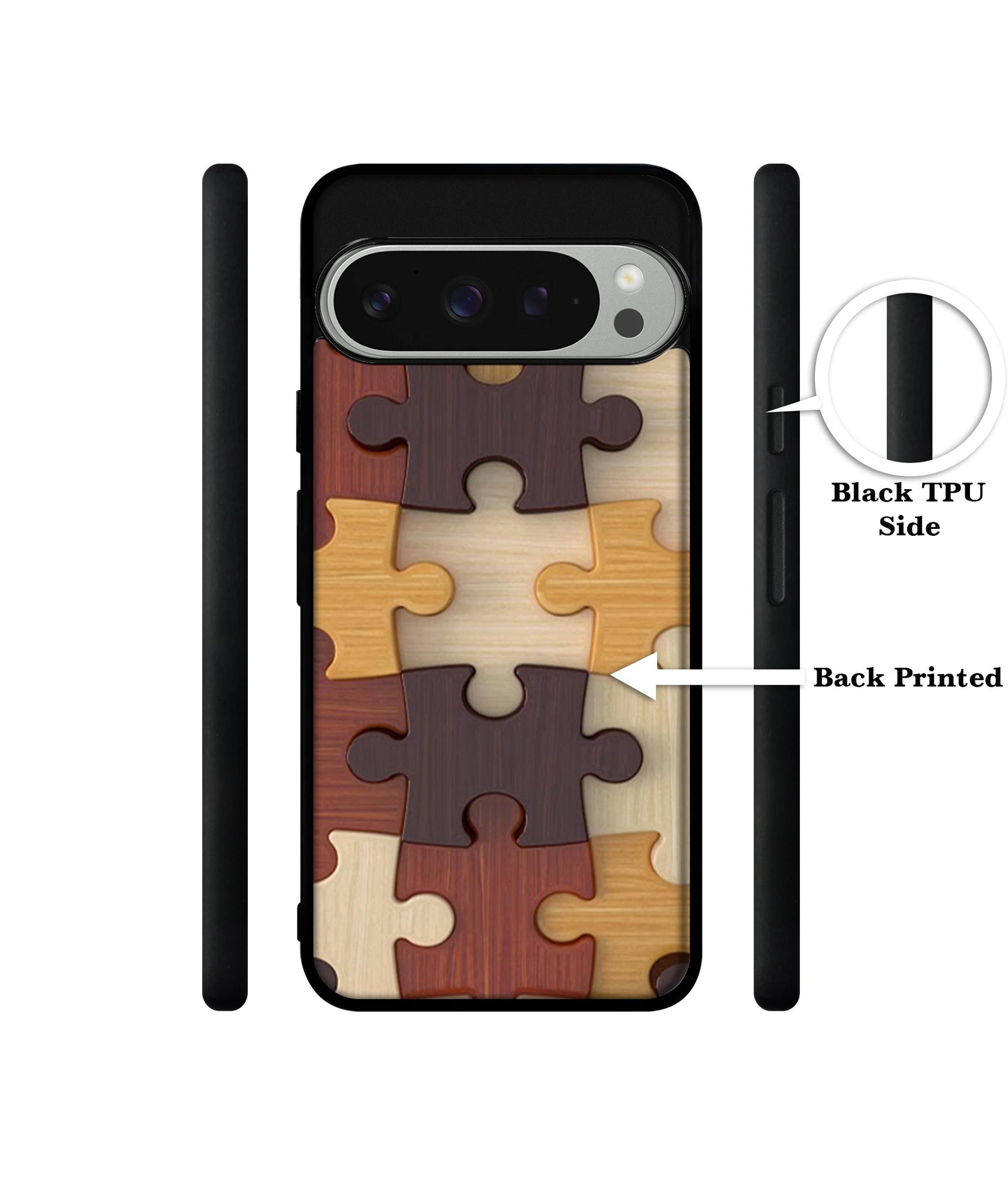 Puzzle Pattern Design Designer 2D Printed Back Case Cover for Google Pixel 9 Pro 5G
