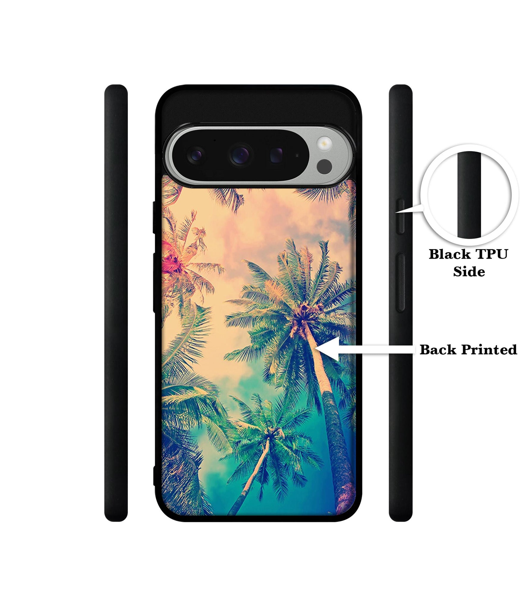 Trees Design Designer 2D Printed Back Case Cover for Google Pixel 9 Pro 5G