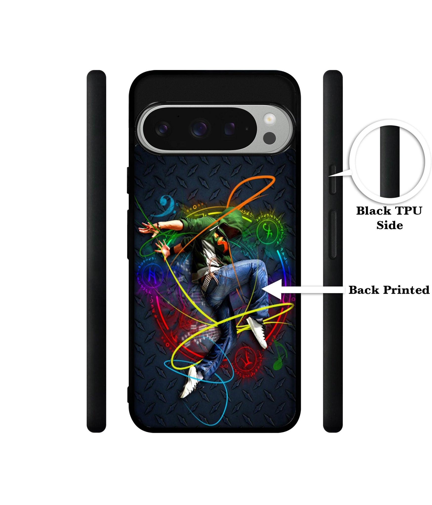 Boy With Music Design Designer 2D Printed Back Case Cover for Google Pixel 9 Pro 5G