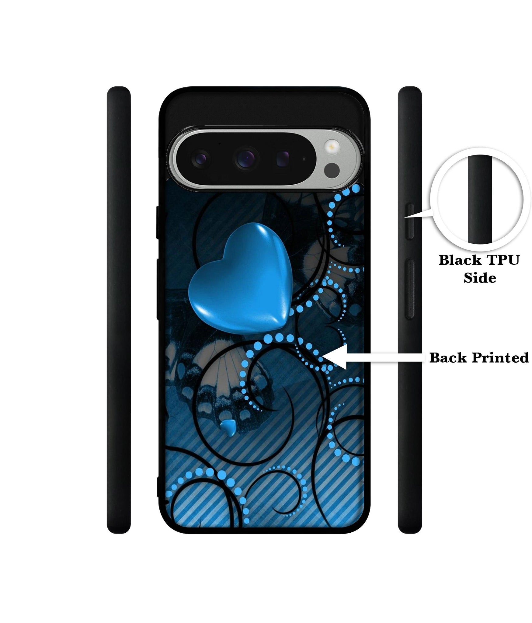 Hart Design Designer 2D Printed Back Case Cover for Google Pixel 9 Pro 5G